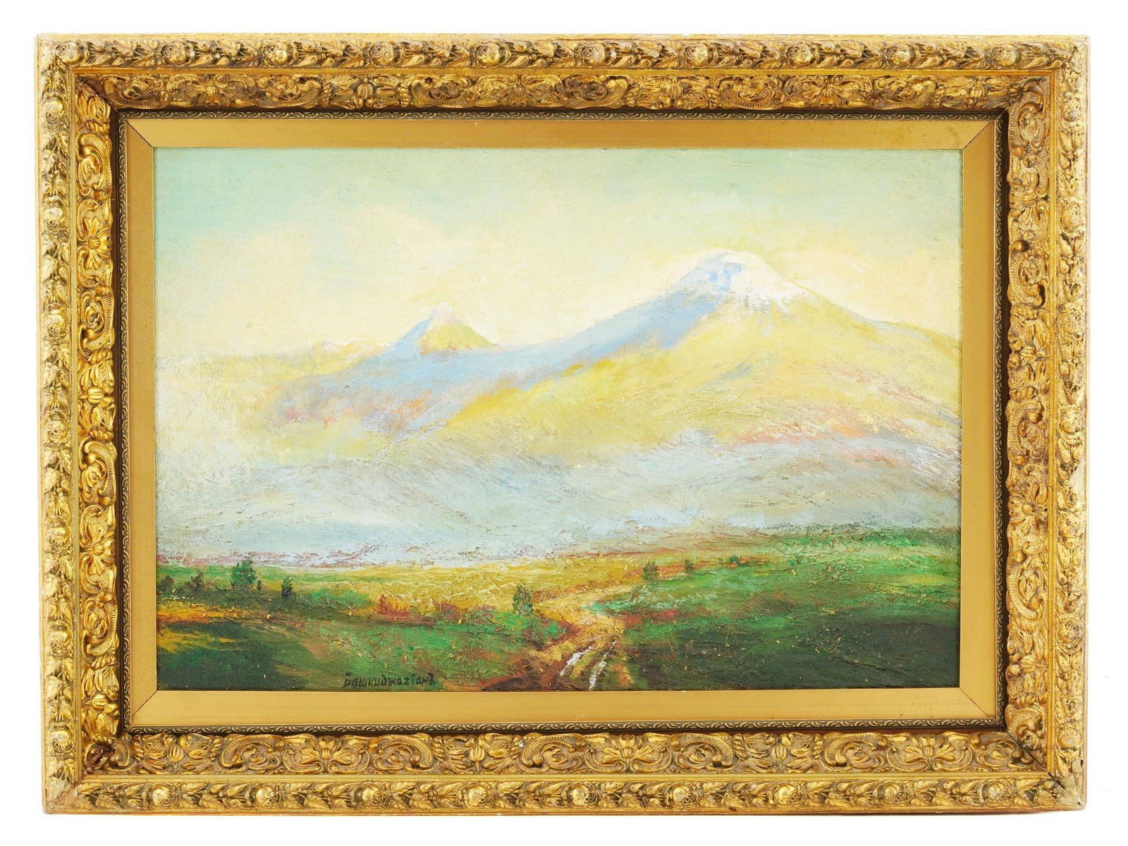 ARMENIAN MOUNTAIN OIL PAINTING BY GEORGY BASHINZHAGYAN (1 of 4)