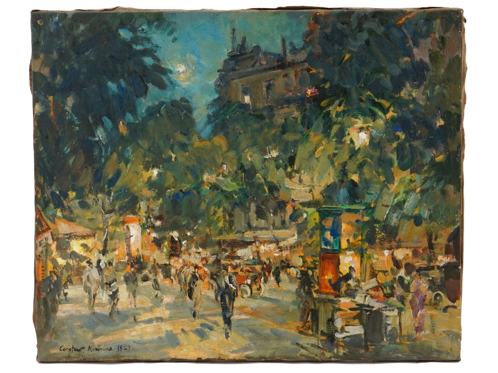 RUSSIAN PARIS STREET PAINTING BY KONSTANTIN KOROVIN (1 of 4)