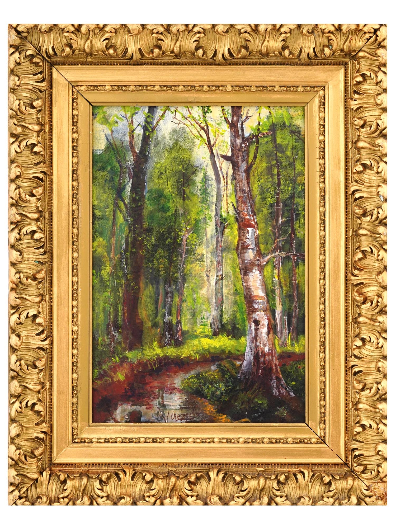 RUSSIAN LANDSCAPE OIL PAINTING BY SEMYON FEODOROV (1 of 4)