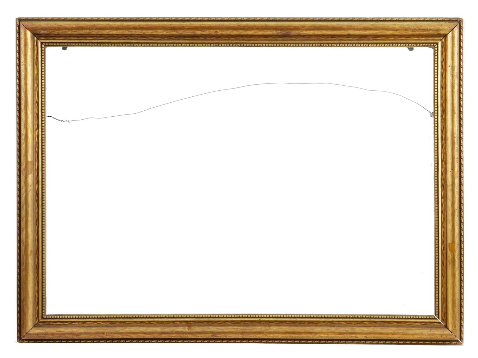 LARGE MID CENT GILT WOODEN PLEIN AIR PICTURE FRAME (1 of 4)