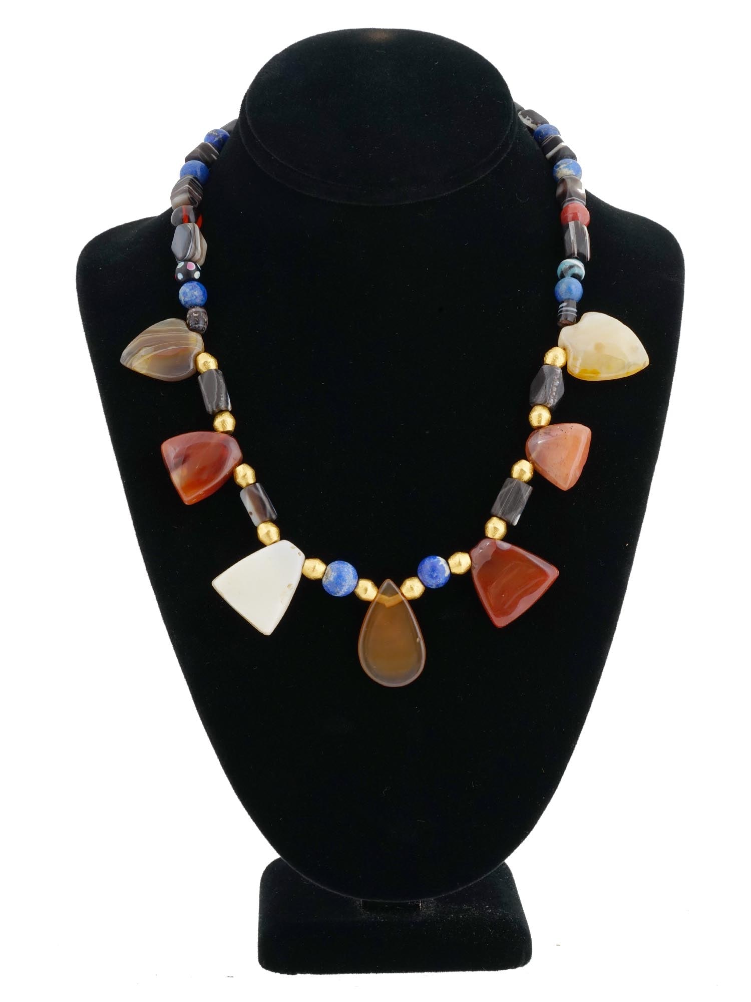 ROMAN MIDDLE EASTERN GEMSTONE NECKLACE REPRODUCTION (1 of 4)