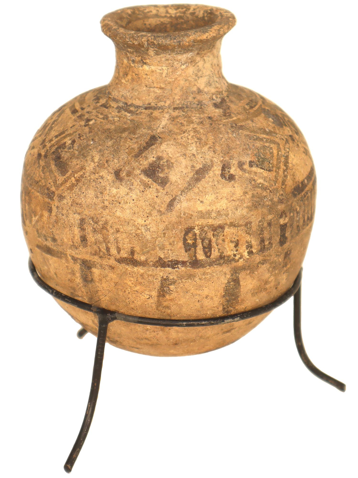 ANCIENT BRONZE AGE WEST ASIAN AMLASH POTTERY VESSEL (1 of 8)