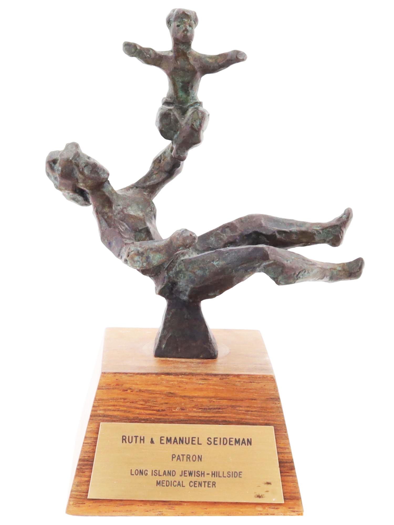 MOTHER AND CHILD BRONZE SCULPTURE BY CHAIM GROSS (1 of 10)