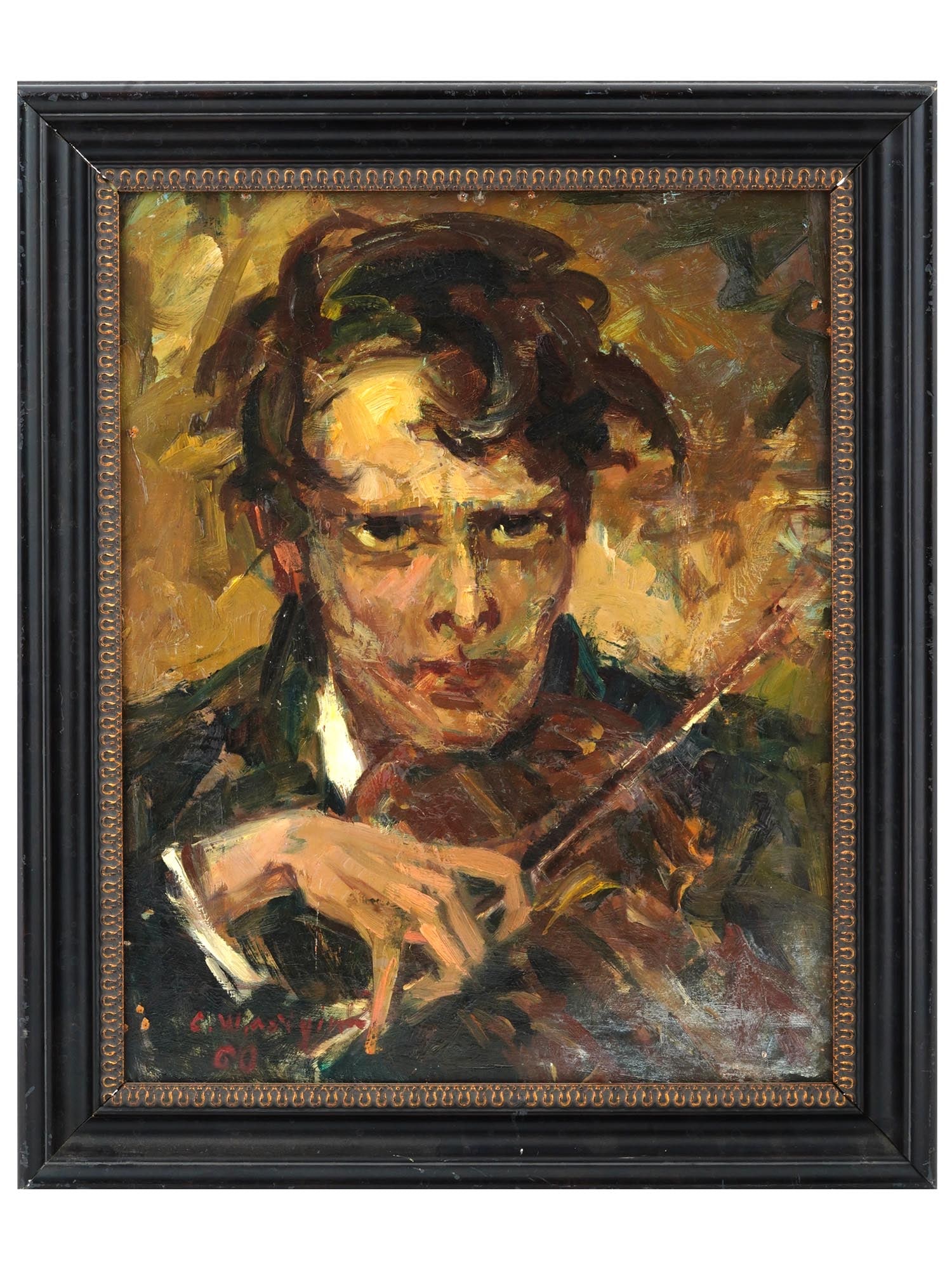 RUSSIAN PORTRAIT OIL PAINTING BY CLAUDIA WIASIGINA (1 of 5)