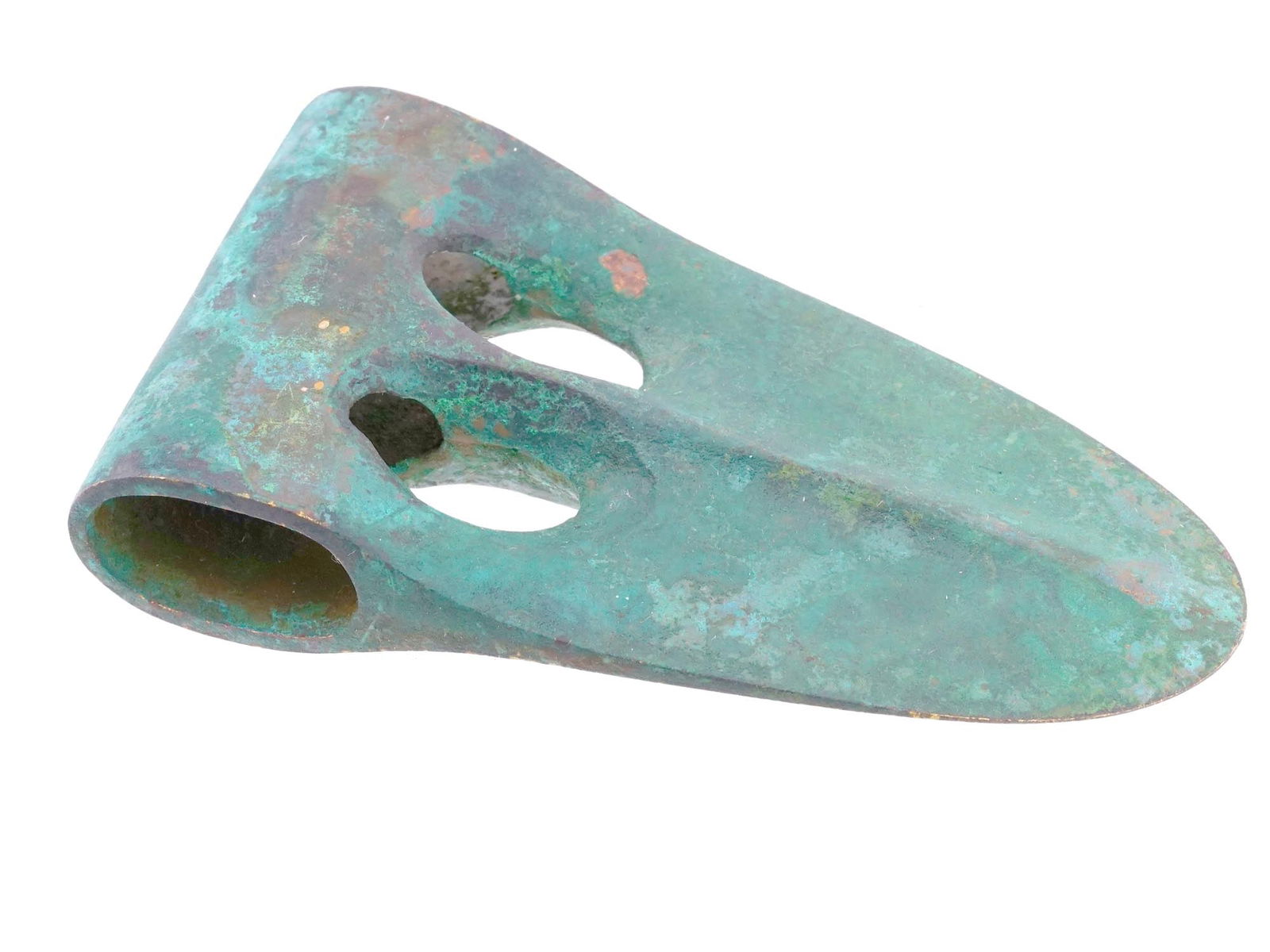 ANCIENT CANAANITE BRONZE AXE HEAD DUCKBILL FORM (1 of 4)