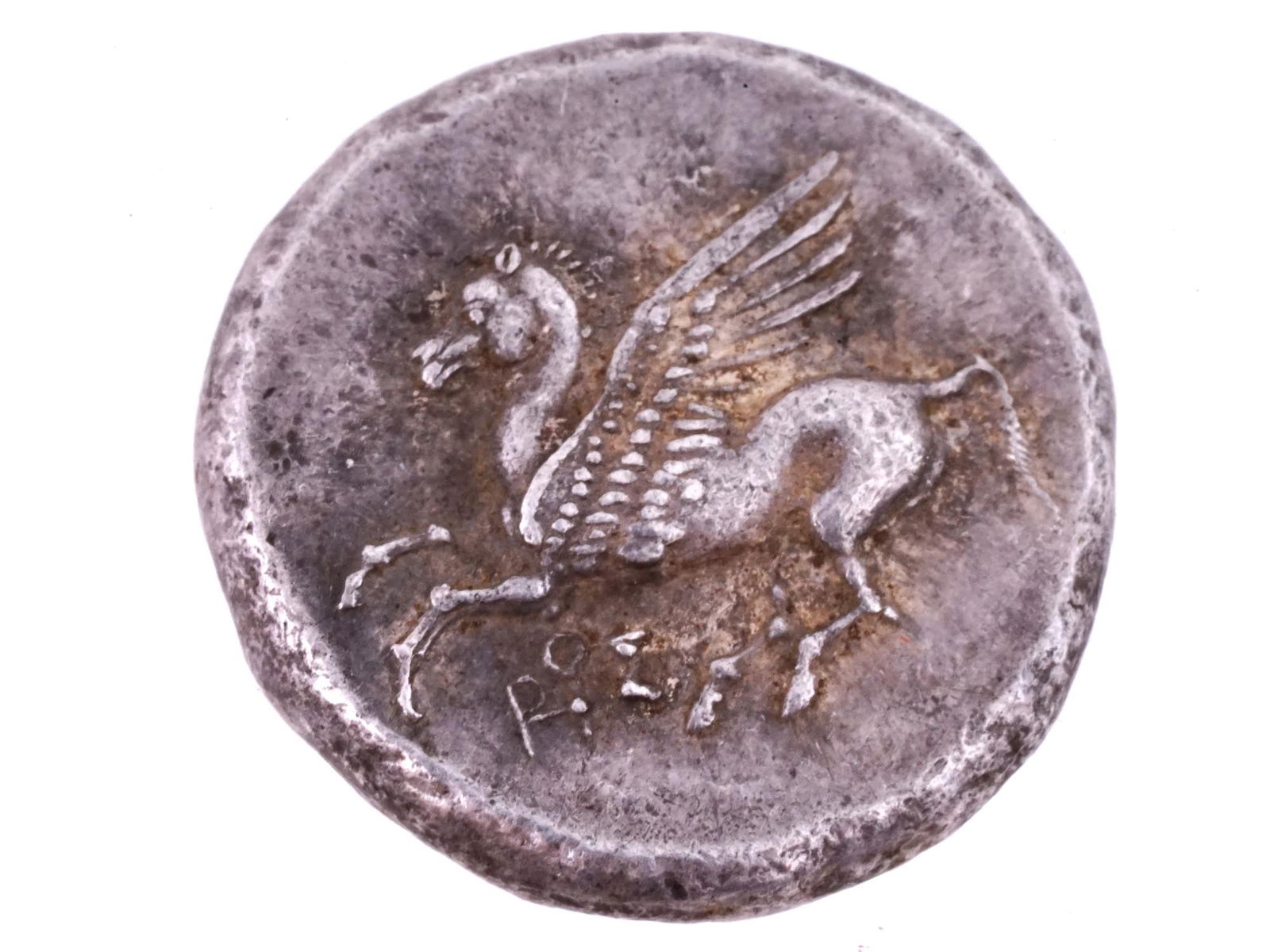 ANTIQUE GRAND TOUR GREEK SILVER COIN REPRODUCTION (1 of 4)