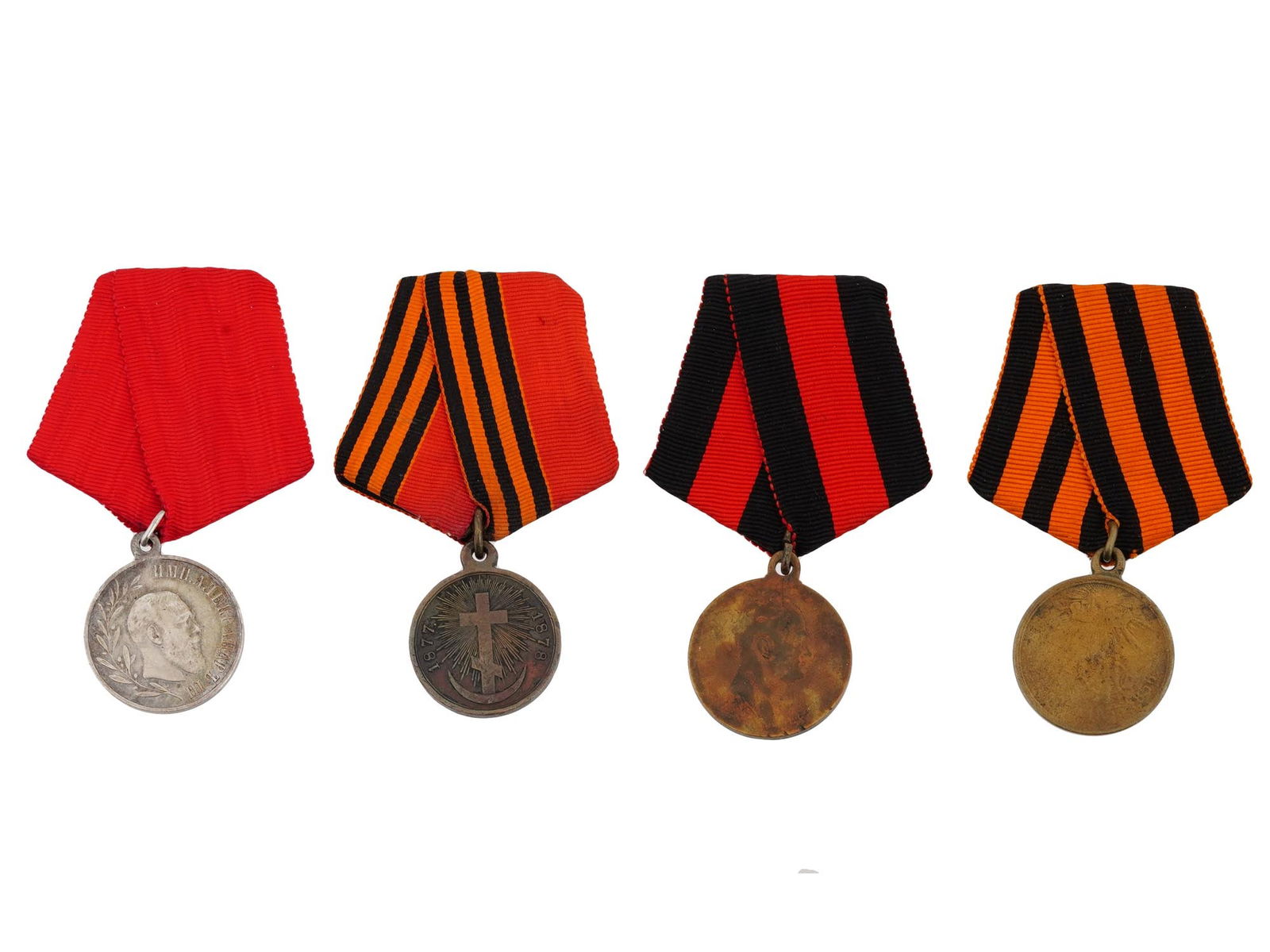 ANTIQUE RUSSIAN EMPIRE HISTORICAL AND MILITARY MEDALS (1 of 6)