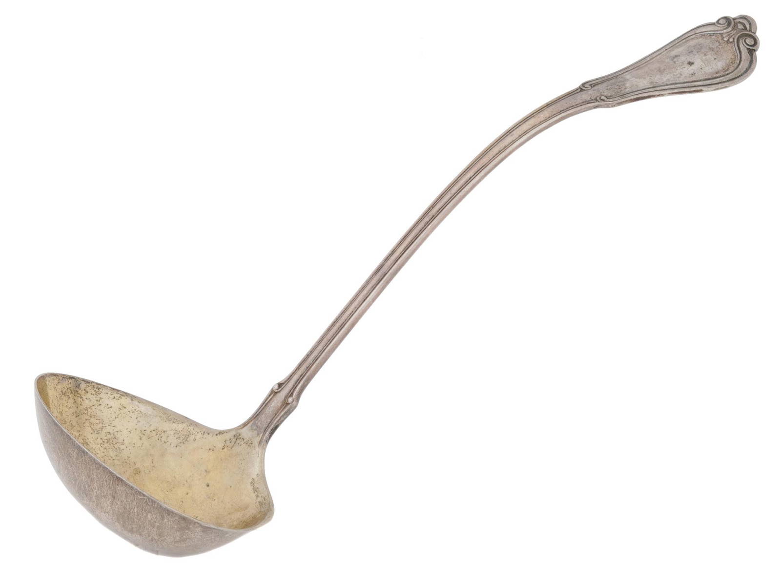 Antique British Engraved Sterling Silver Ladle Auction