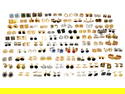 LARGE COLLECTION OF VINTAGE COSTUME JEWELRY CUFFLINKS