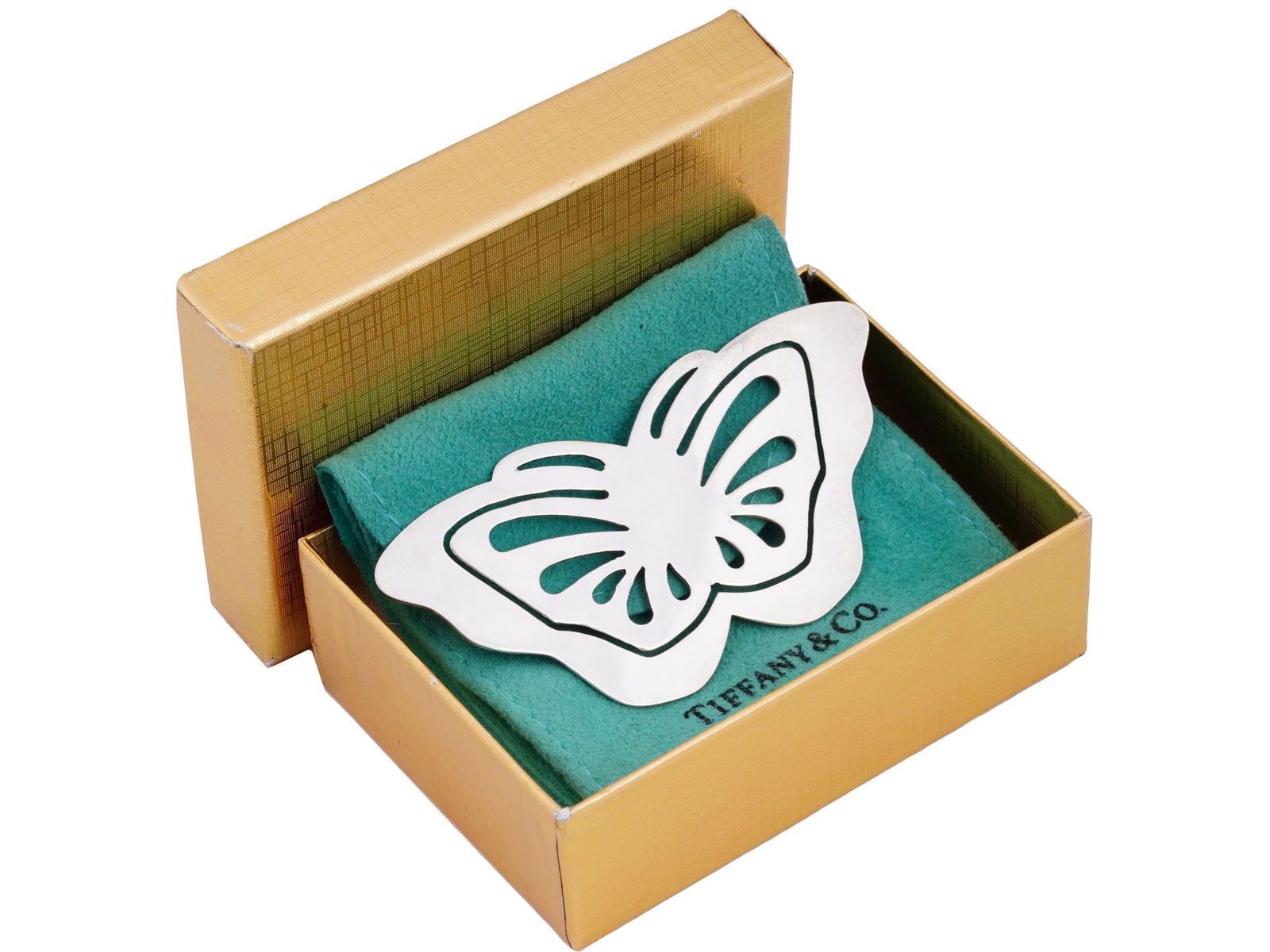 TIFFANY AND CO STERLING SILVER BUTTERFLY BOOKMARK (1 of 4)