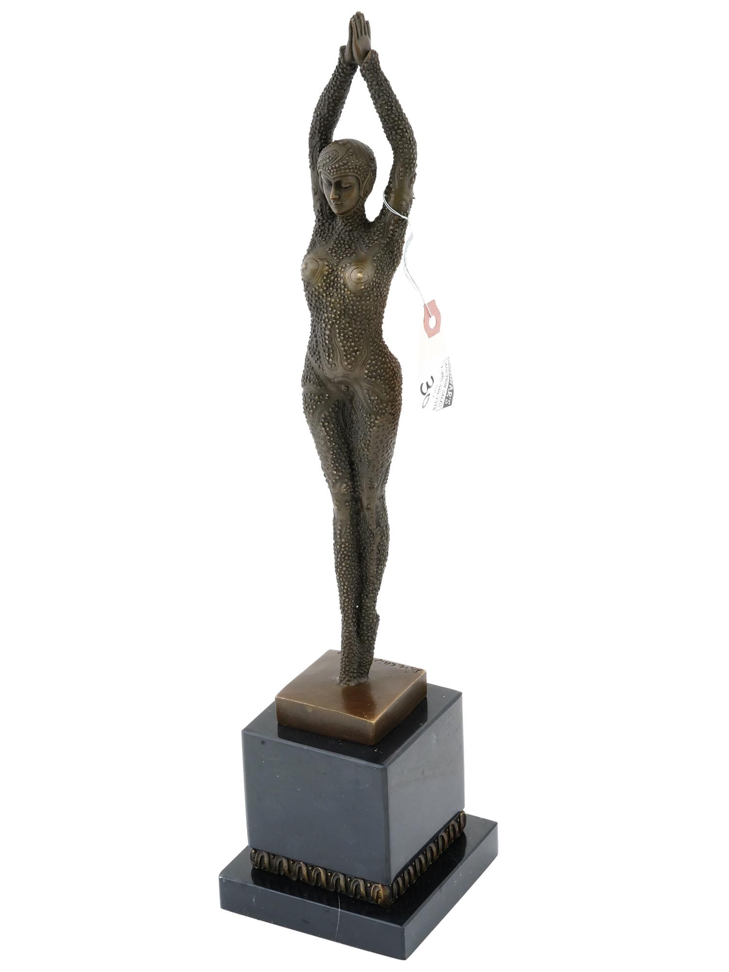 ART DECO BRONZE SCULPTURE STARFISH BY DIMITRI CHIPARUS (1 of 11)