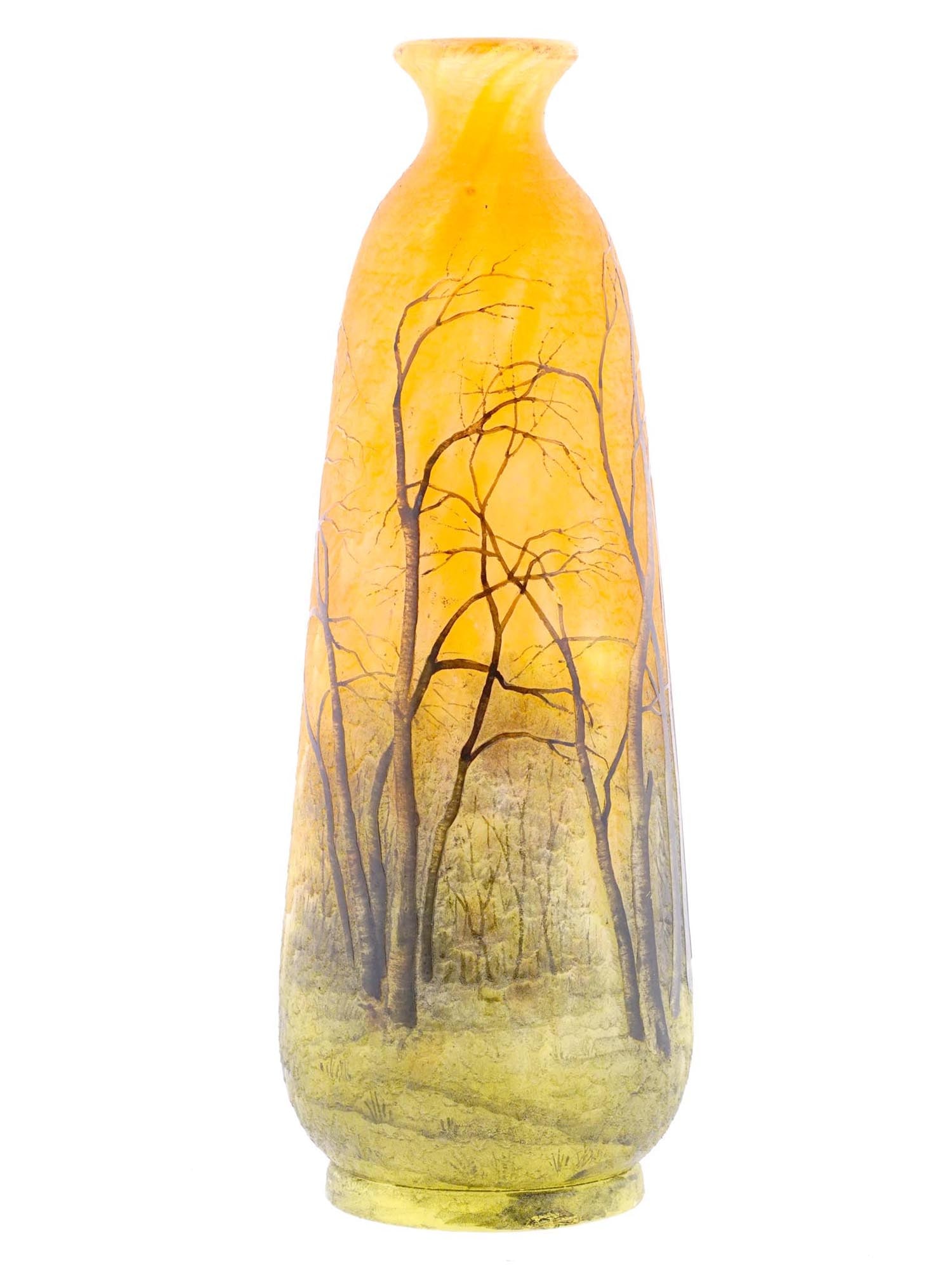 ANTIQUE ART NOUVEAU CAMEO GLASS VASE BY NANCY DAUM (1 of 9)