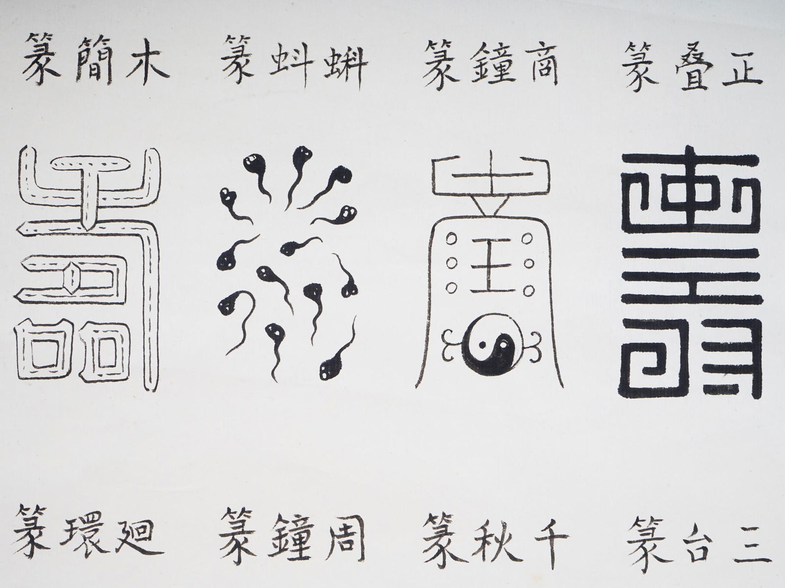 Antique on sale chinese calligraphy