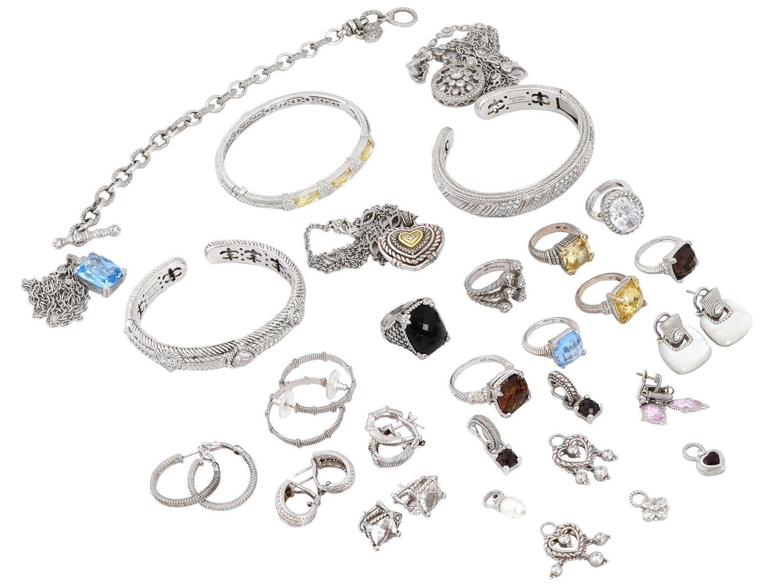 JUDITH RIPKA STERLING SILVER AND 18K GOLD JEWELRY (1 of 13)