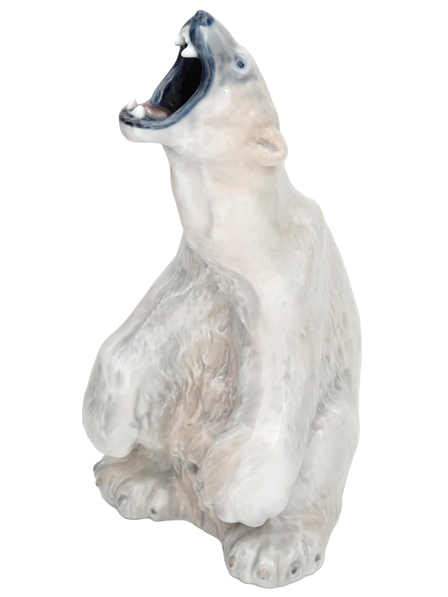 ROYAL COPENHAGEN PORCELAIN POLAR BEAR BY CARL LIISBERG (1 of 10)