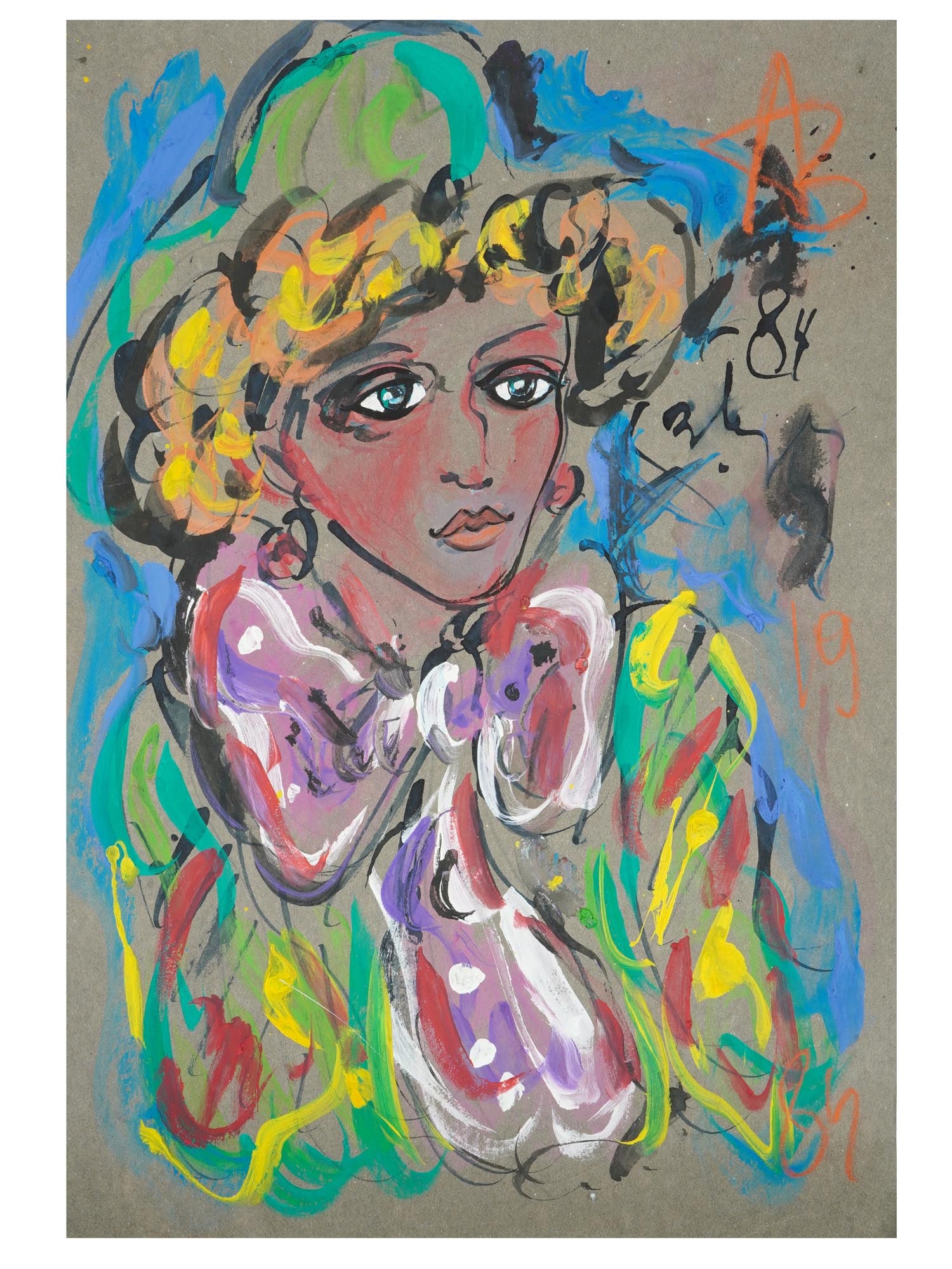 RUSSIAN PORTRAIT PAINTING BY ANATOLY ZVEREV (1 of 5)