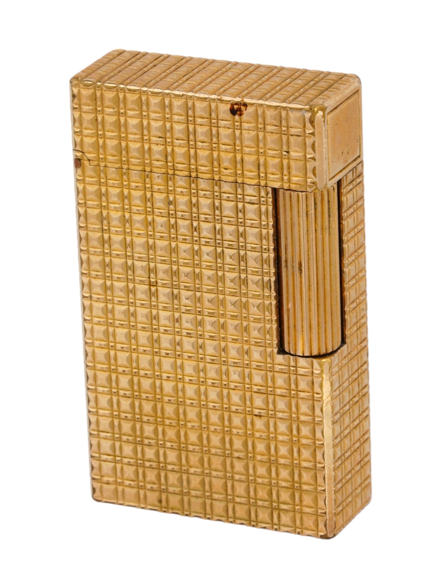 MID CENT FRENCH GOLD PLATED GAS LIGHTER ST DUPONT (1 of 8)
