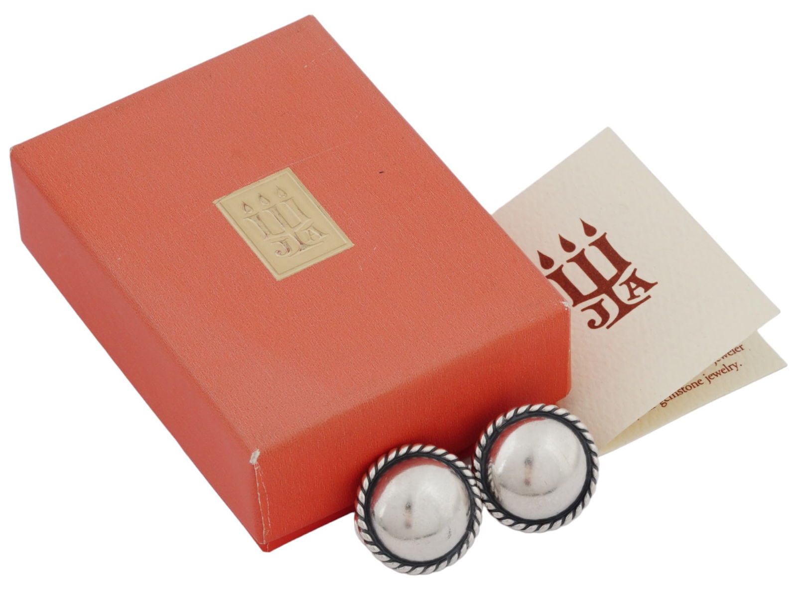 VINTAGE JAMES AVERY STERLING SILVER EARRINGS PAIR (1 of 9)