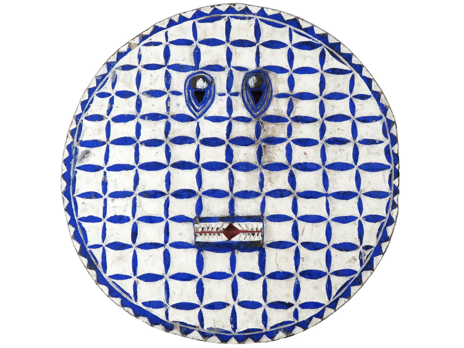 WEST AFRICAN BURKINA FASO BOBO FLAT MASK (1 of 6)