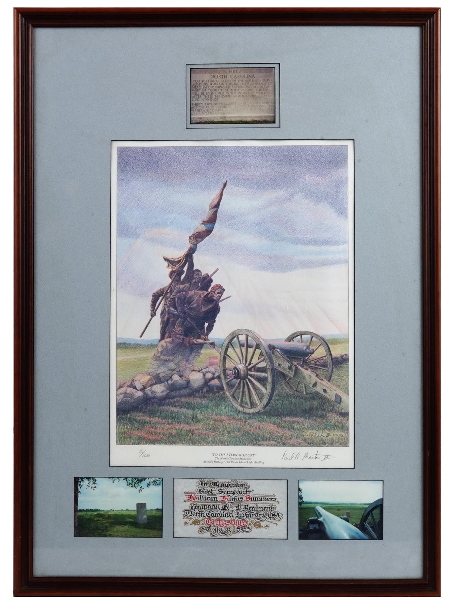 AMERICAN PRINT TO THE ETERNAL GLORY BY PAUL MARTIN (1 of 11)