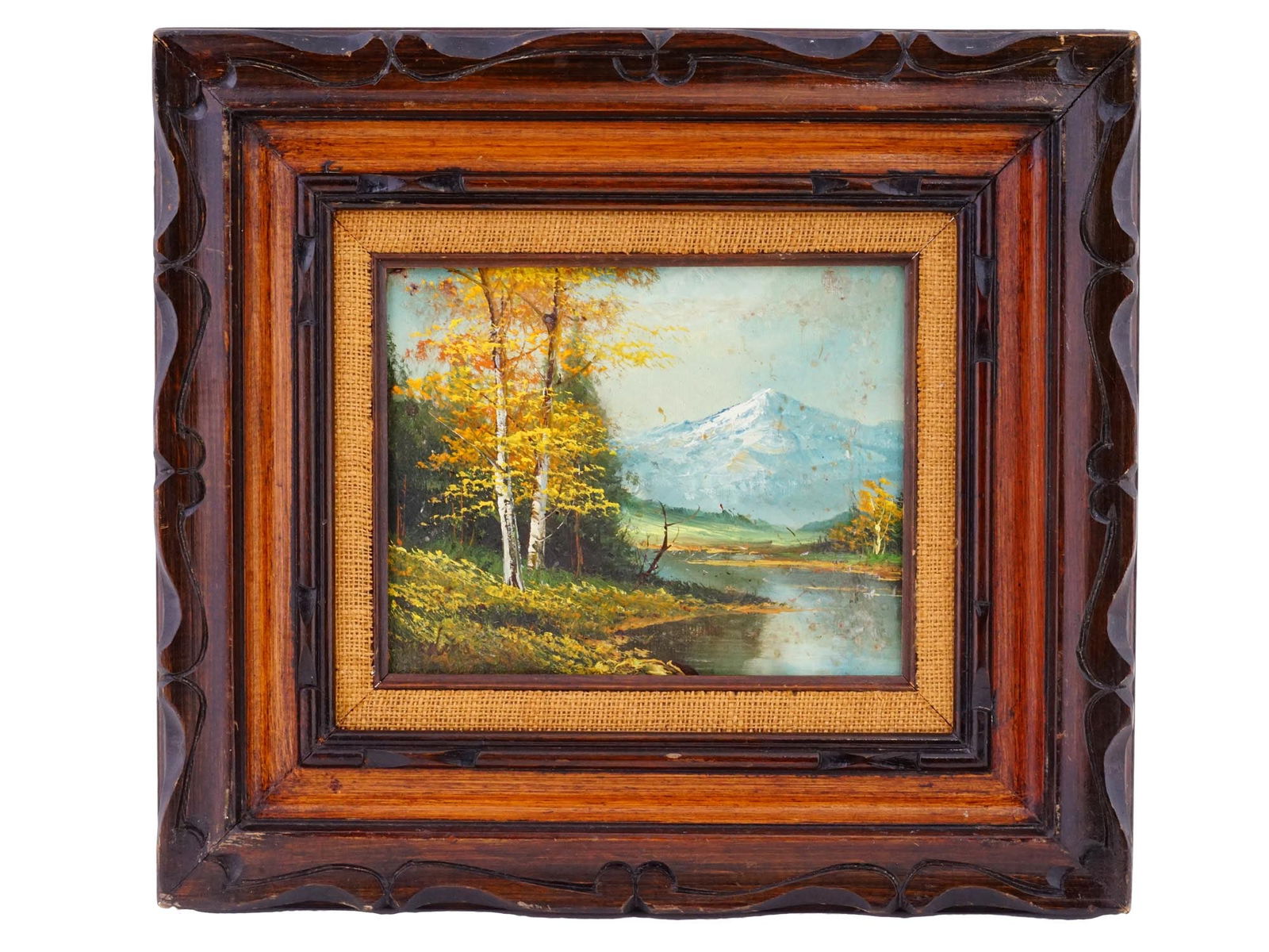 MOUNTAIN LANDSCAPE OIL PAINTING BY ALICE MEDINA (1 of 4)