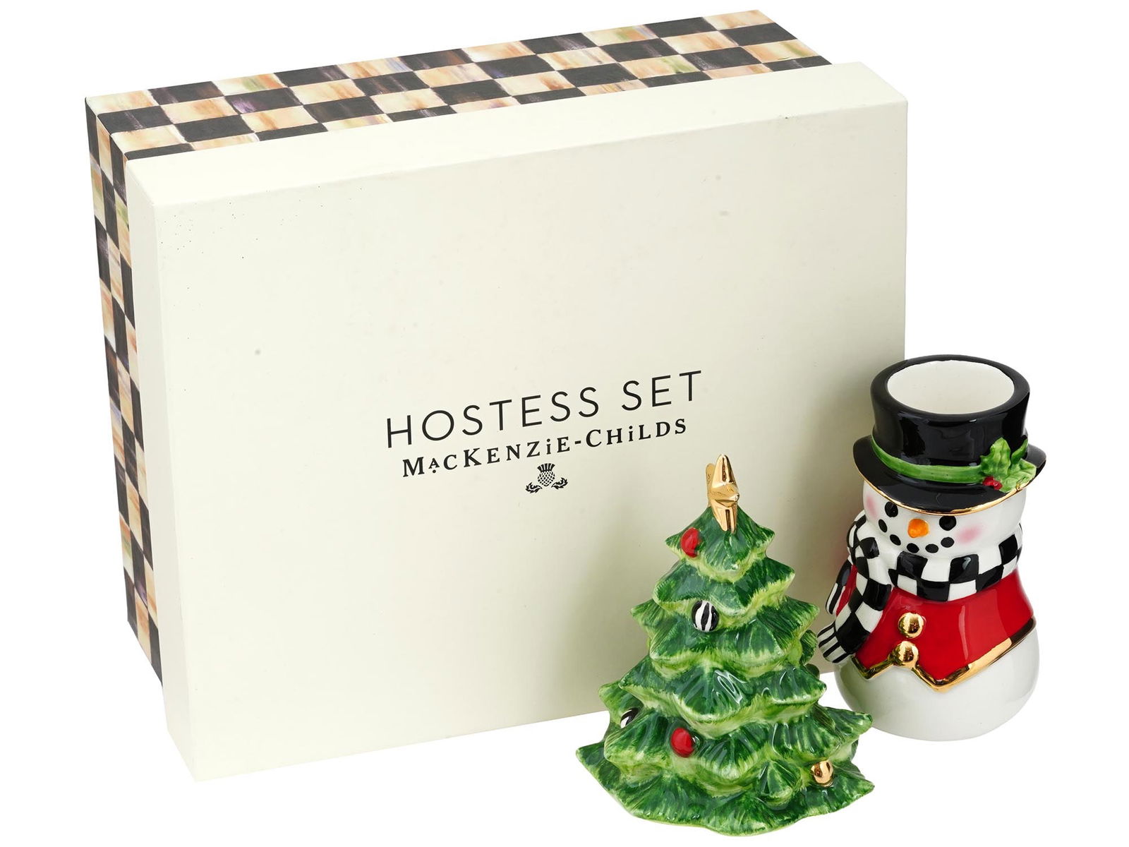 MACKENZIE CHILDS CHRISTMAS HOSTESS SET IOB (1 of 8)