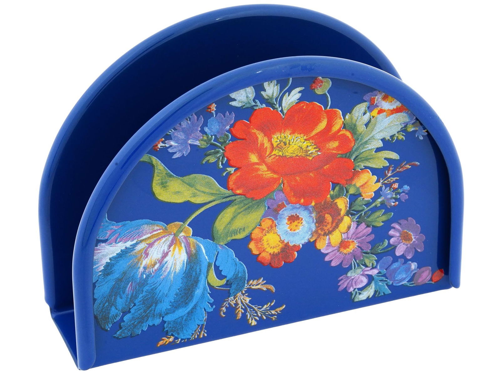 MACKENZIE CHILDS ENAMELED METAL NAPKIN HOLDER (1 of 6)