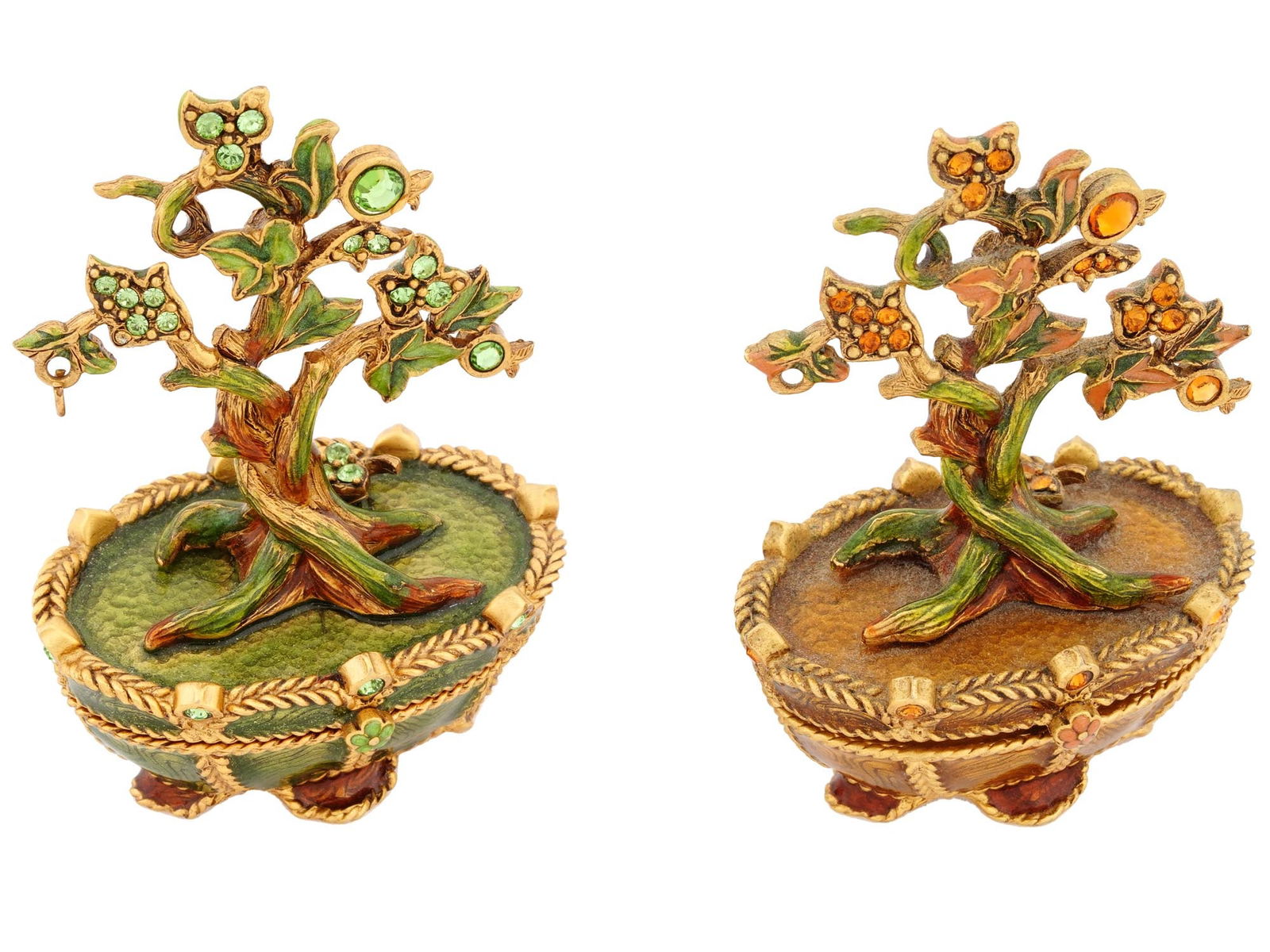 JAY STRONGWATER JEWELED AND ENAMELED TRINKET BOXES (1 of 8)