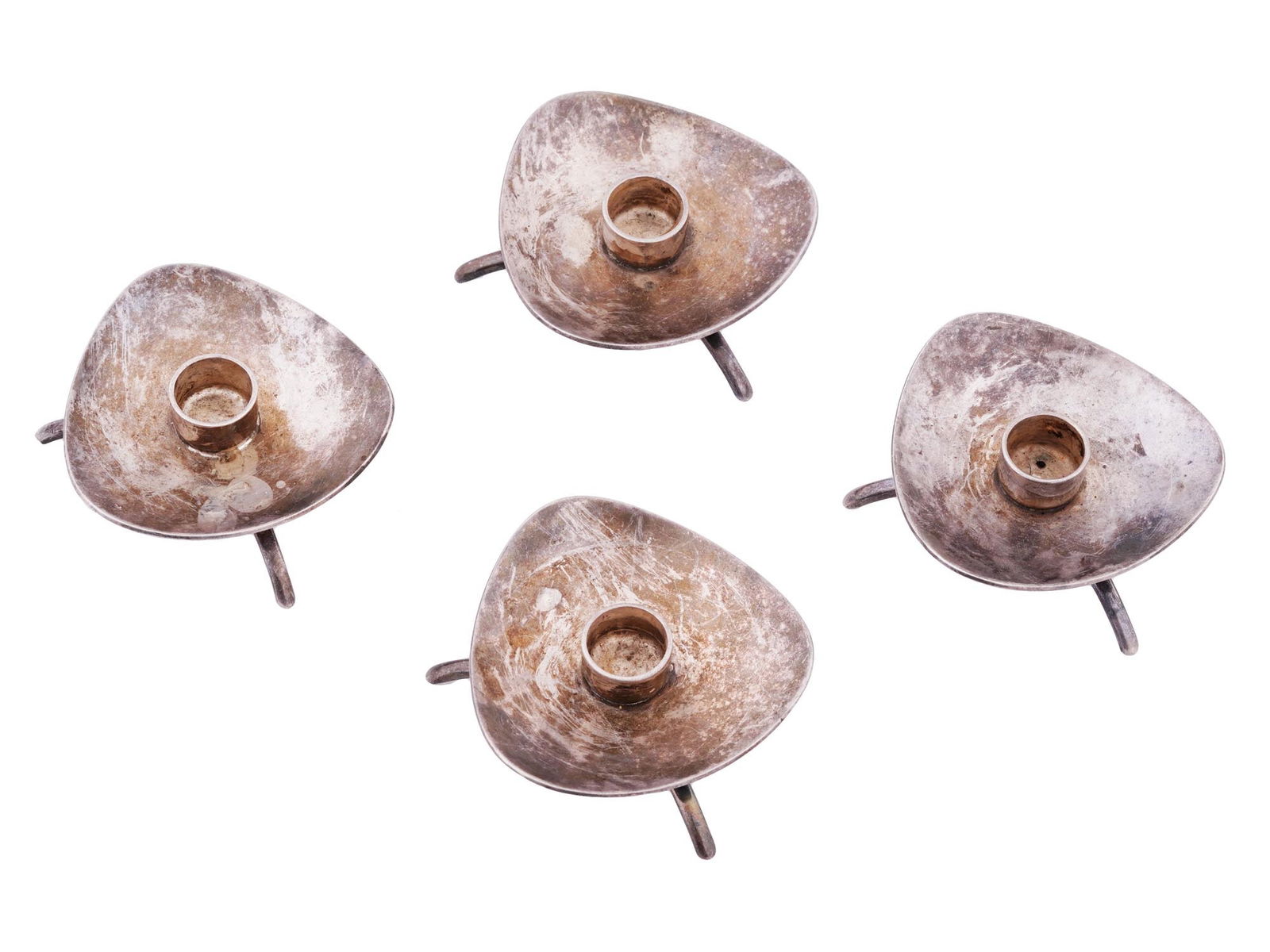 COHR ATLA DENMARK SILVER PLATED CANDLE HOLDERS (1 of 9)