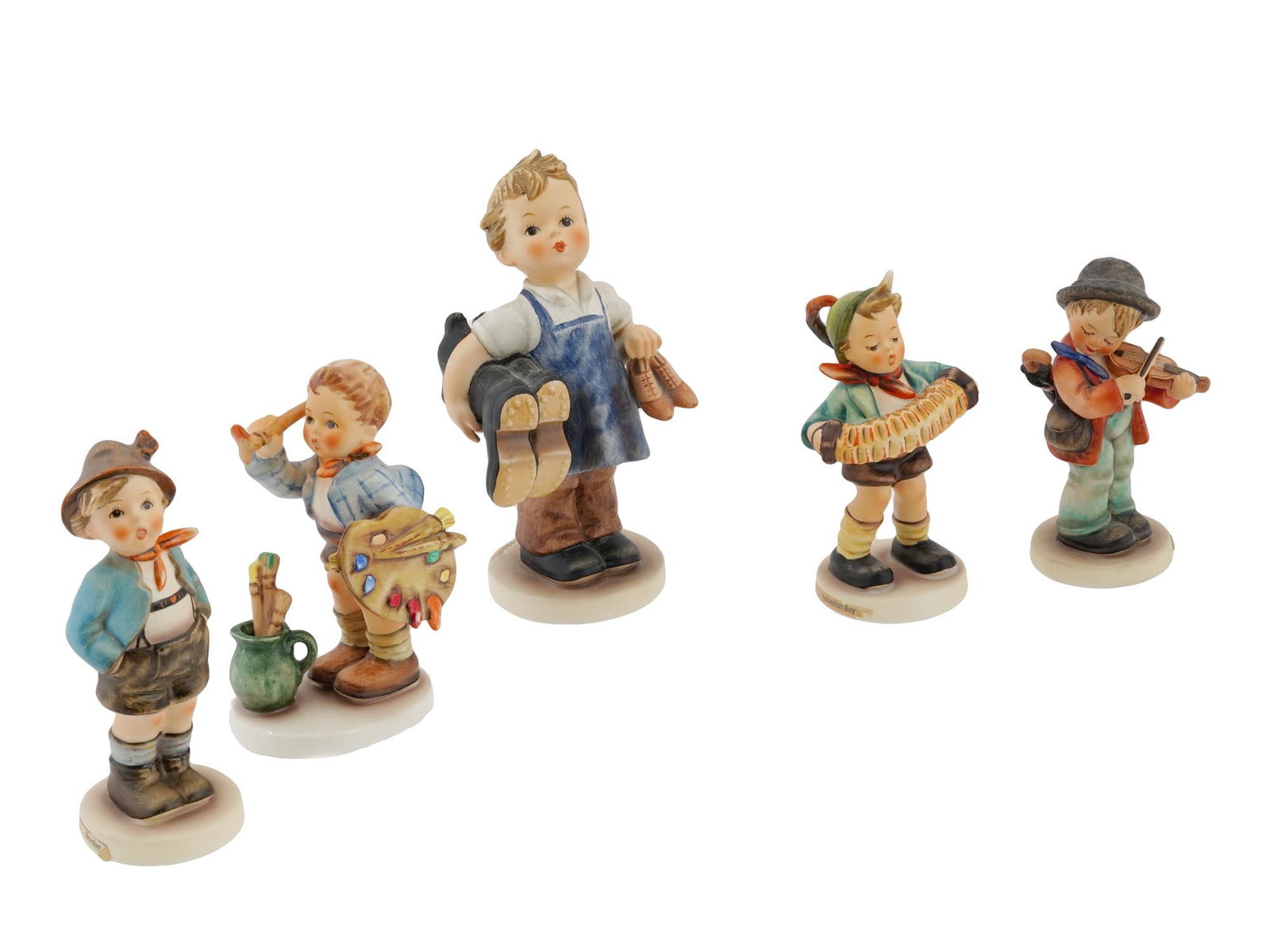 MID CENT GOEBEL HUMMEL PORCELAIN FIGURES OF BOYS (1 of 7)