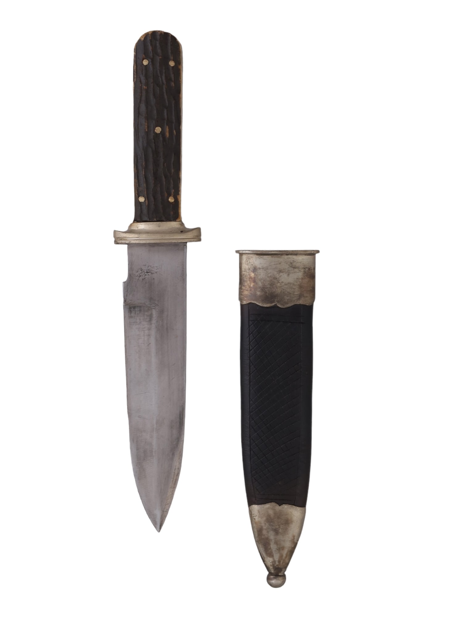 AMERICAN WILL AND FINCK BOWIE KNIFE W SCABBARD (1 of 4)