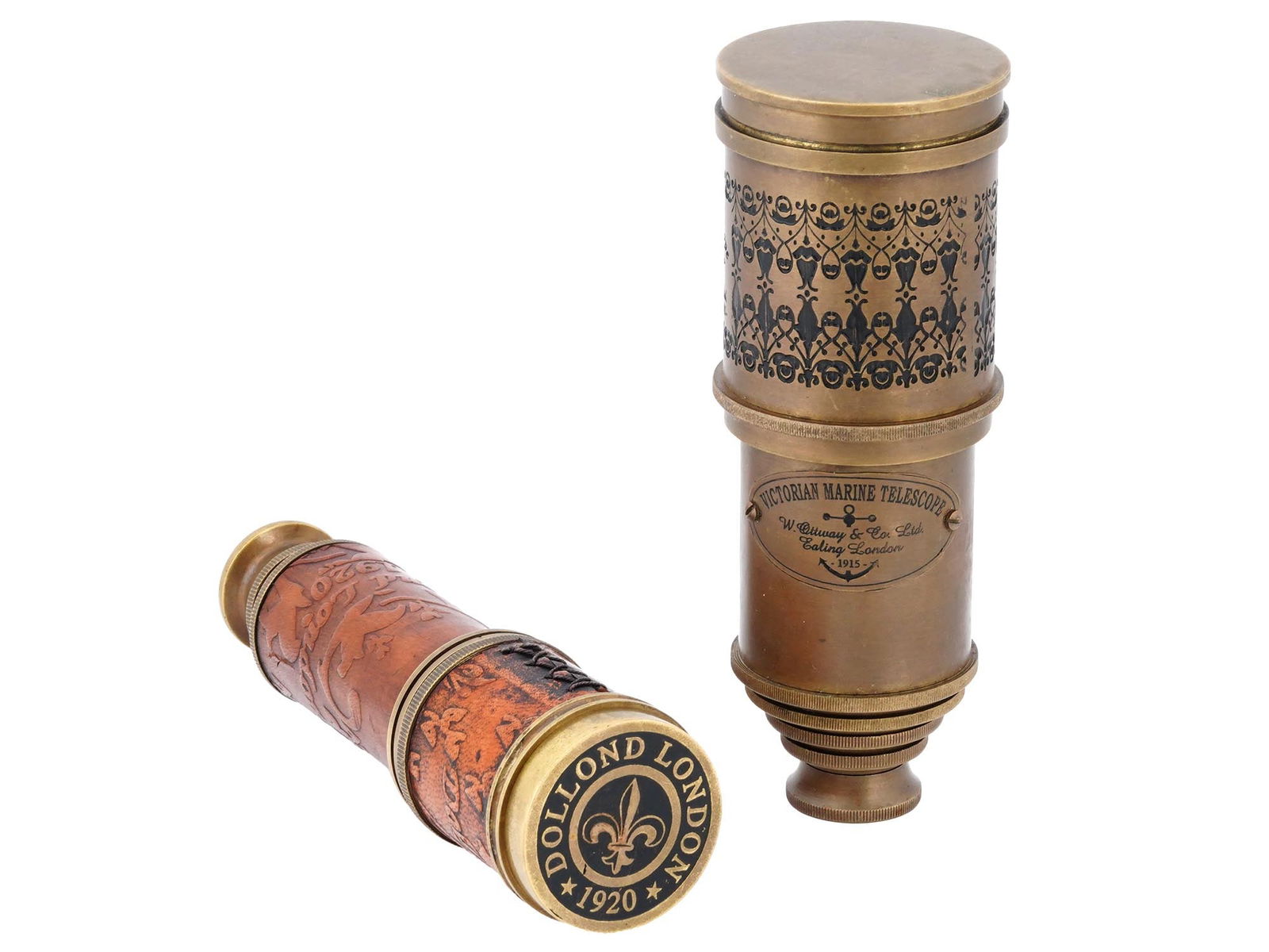 BRITISH DOLLOND LONDON VICTORIAN MARINE TELESCOPE (1 of 12)