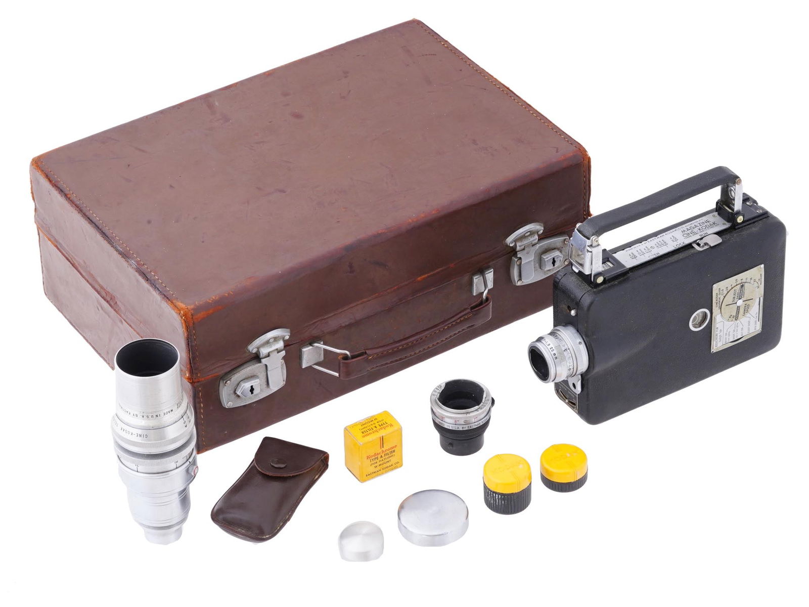 MAGAZINE CINE KODAK 16MM VIDEO CAMERA SET IN BOX (1 of 11)