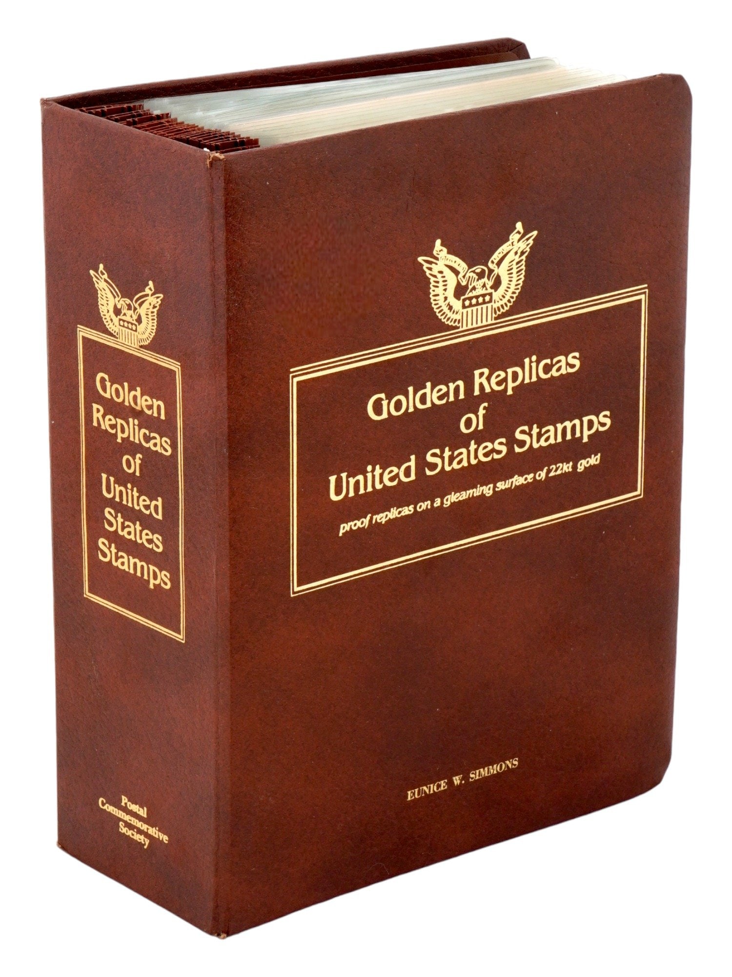 1980S GOLDEN REPLICAS OF UNITED STATES STAMPS ALBUM (1 of 6)