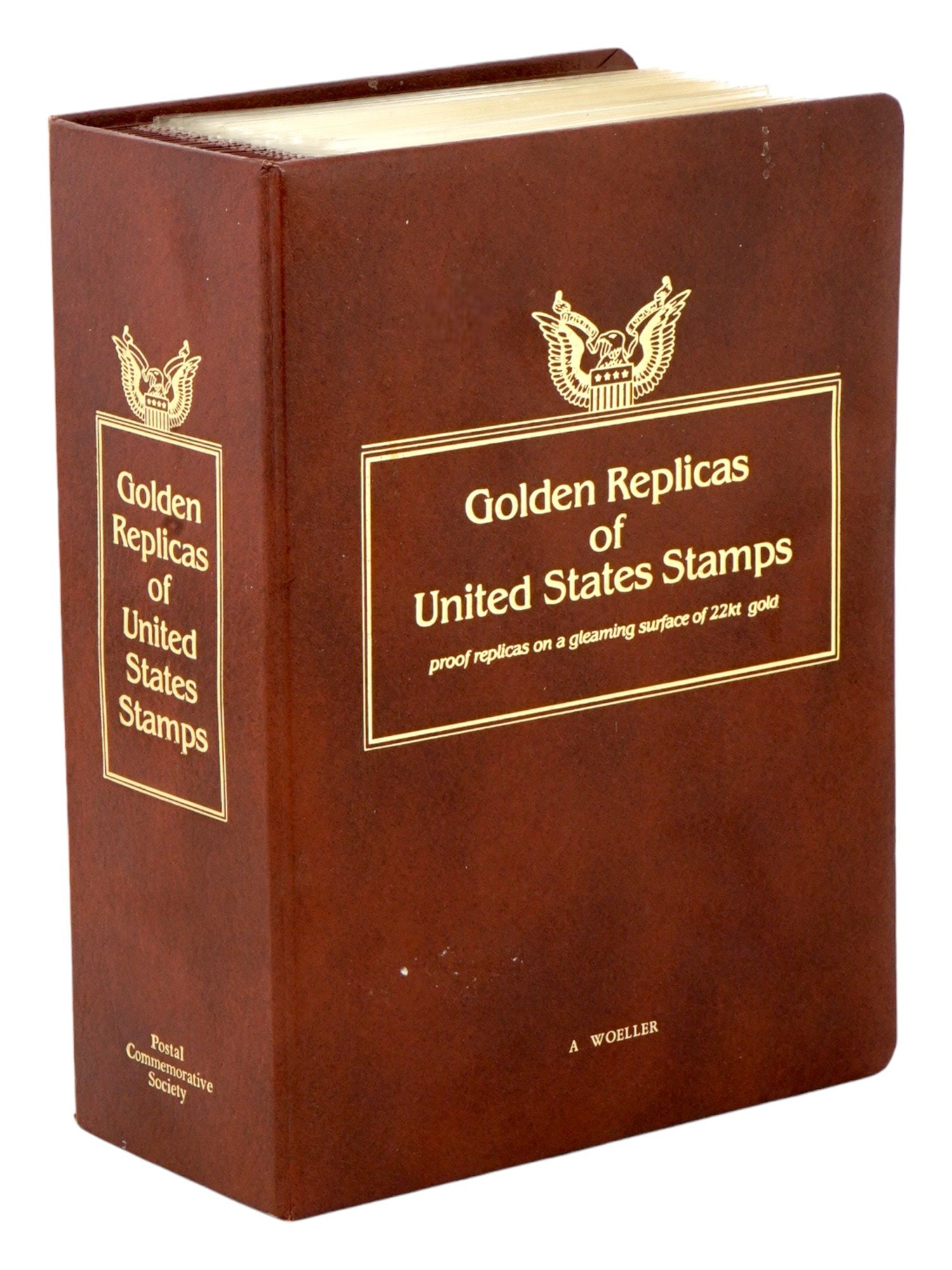 1980S GOLDEN REPLICAS OF UNITED STATES STAMPS ALBUM (1 of 6)