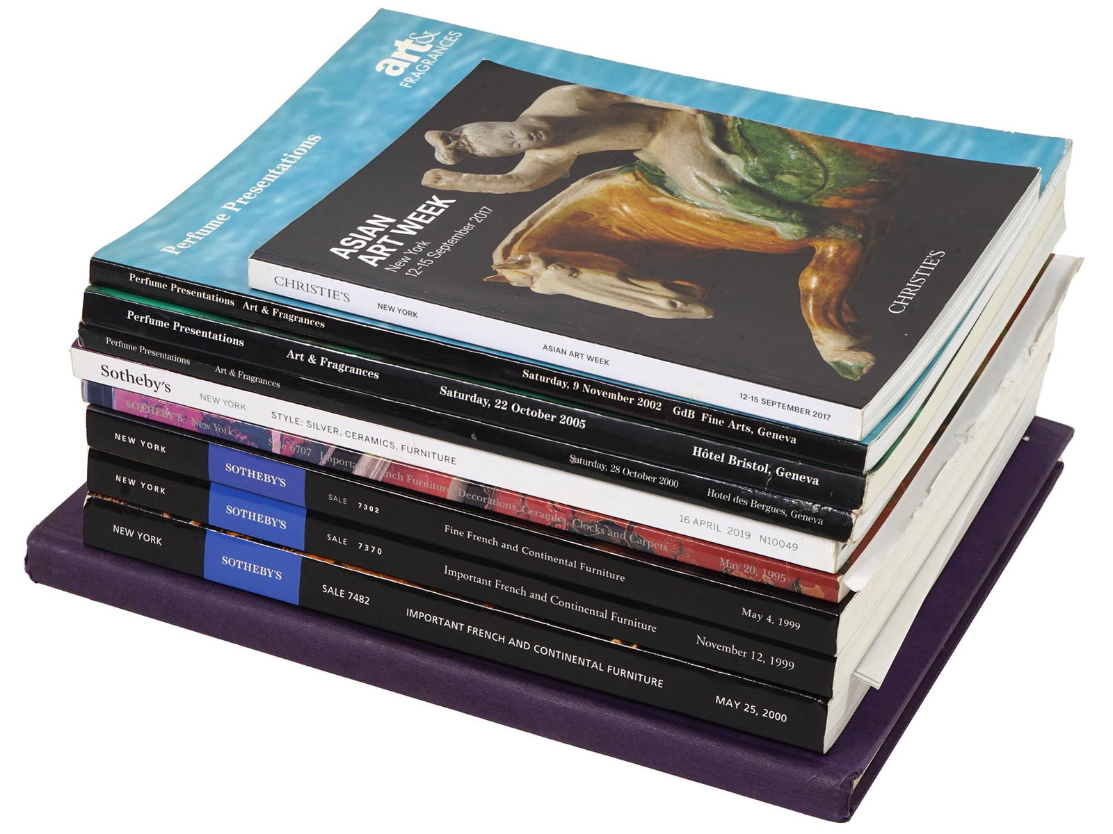 SOTHEBYS AND PERFUME PRESENTATIONS AUCTION CATALOGS (1 of 10)