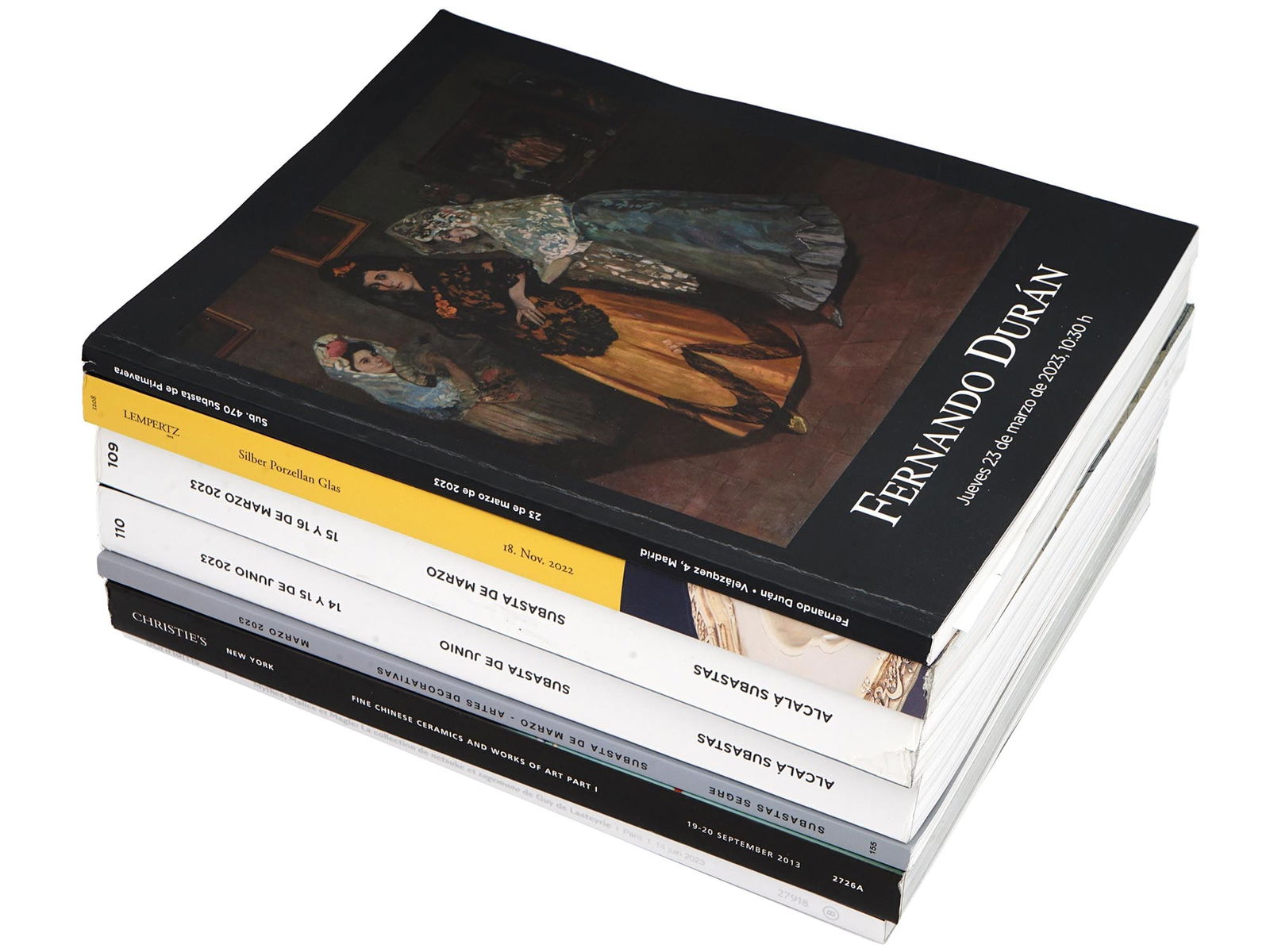 GROUP OF AMERICAN EUROPEAN ART AUCTION CATALOGS (1 of 13)
