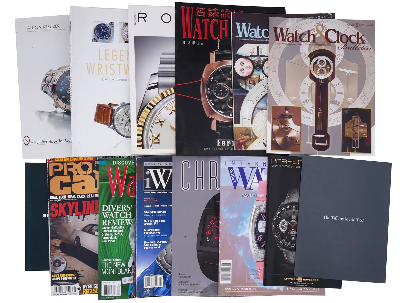 COLLECTION OF WATCH CATALOGS BROCHURES MAGAZINES (1 of 9)