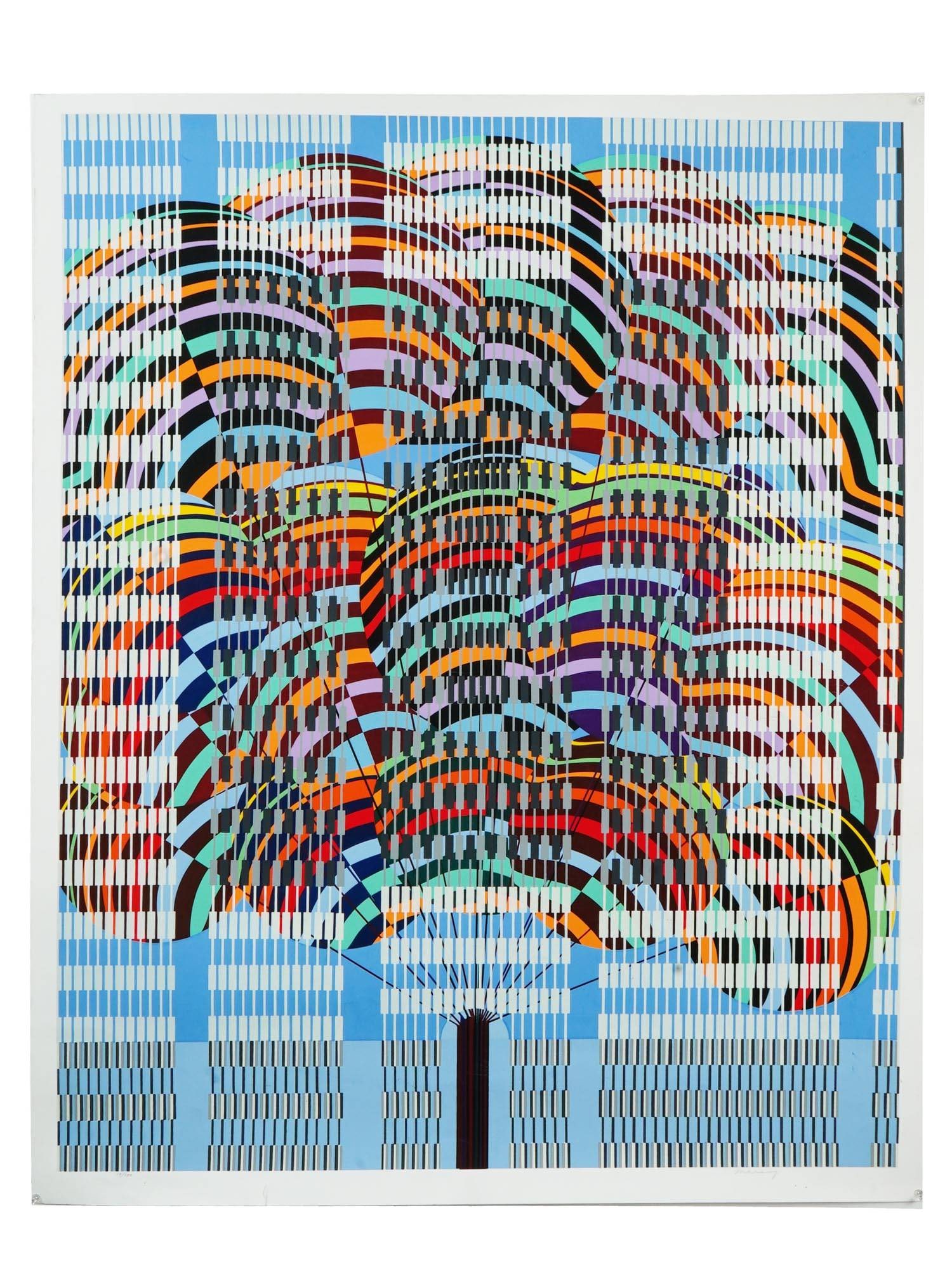 AMERICAN ABSTRACT COLOR SERIGRAPH BY LEO MARANZ (1 of 7)