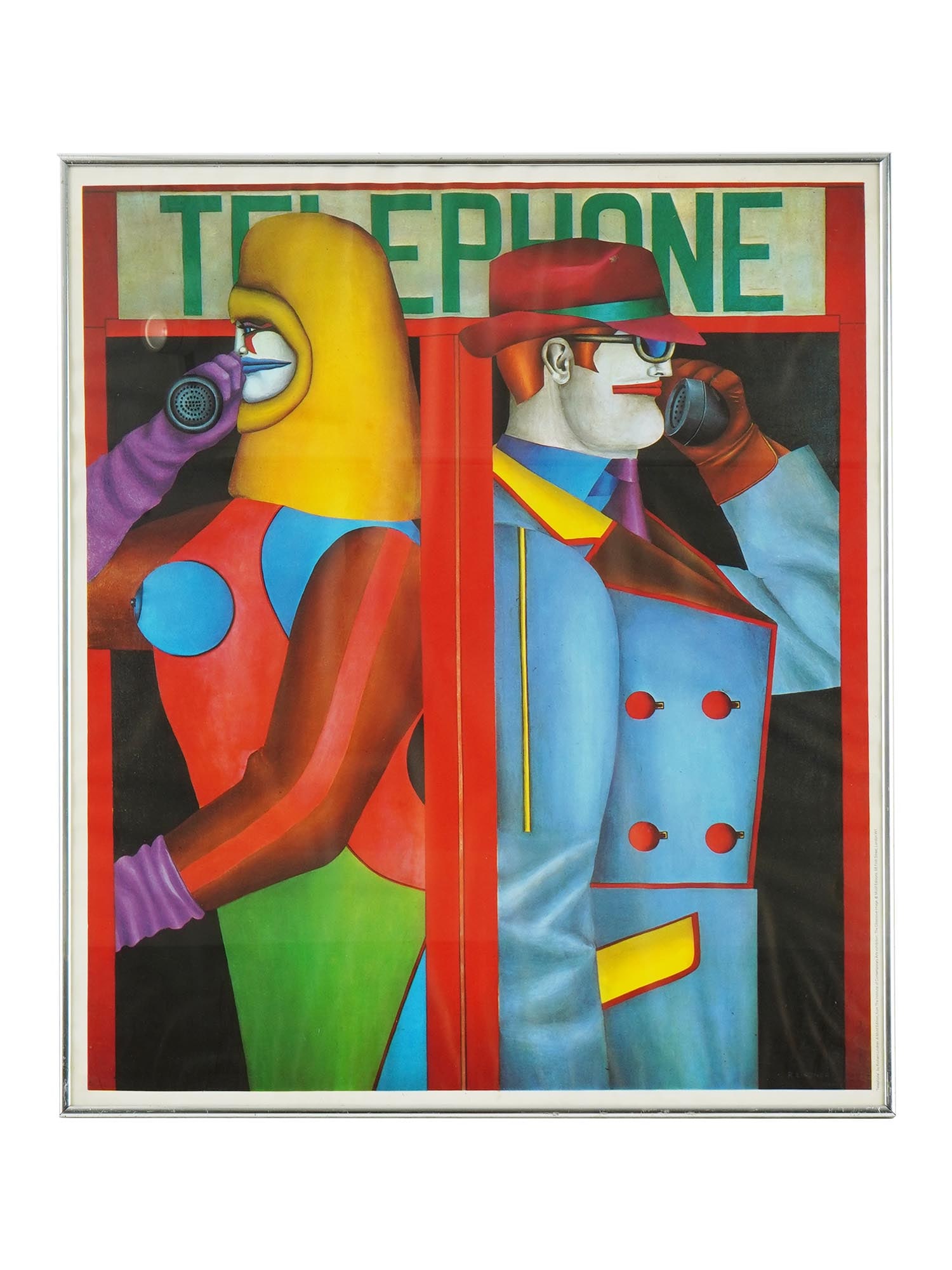 CUBIST GERMAN LITHOGRAPH POSTER BY RICHARD LINDNER (1 of 4)