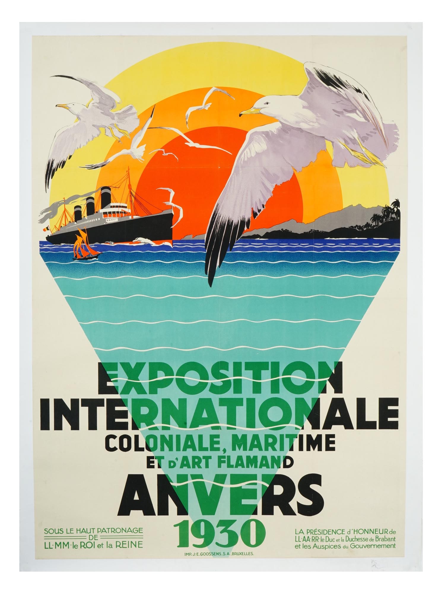 ART DECO POSTER EXPOSITION INTERNATIONAL ANVERS 1930 (1 of 8)