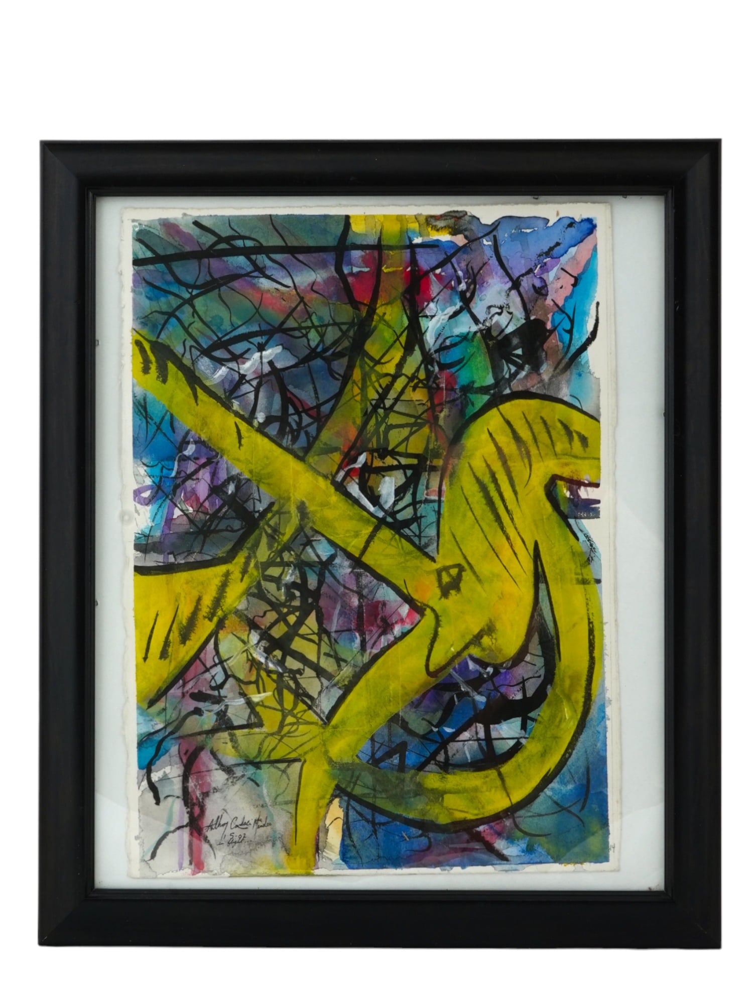 ABSTRACT WATERCOLOR PAINTING BY ANTHONY MENDES (1 of 4)