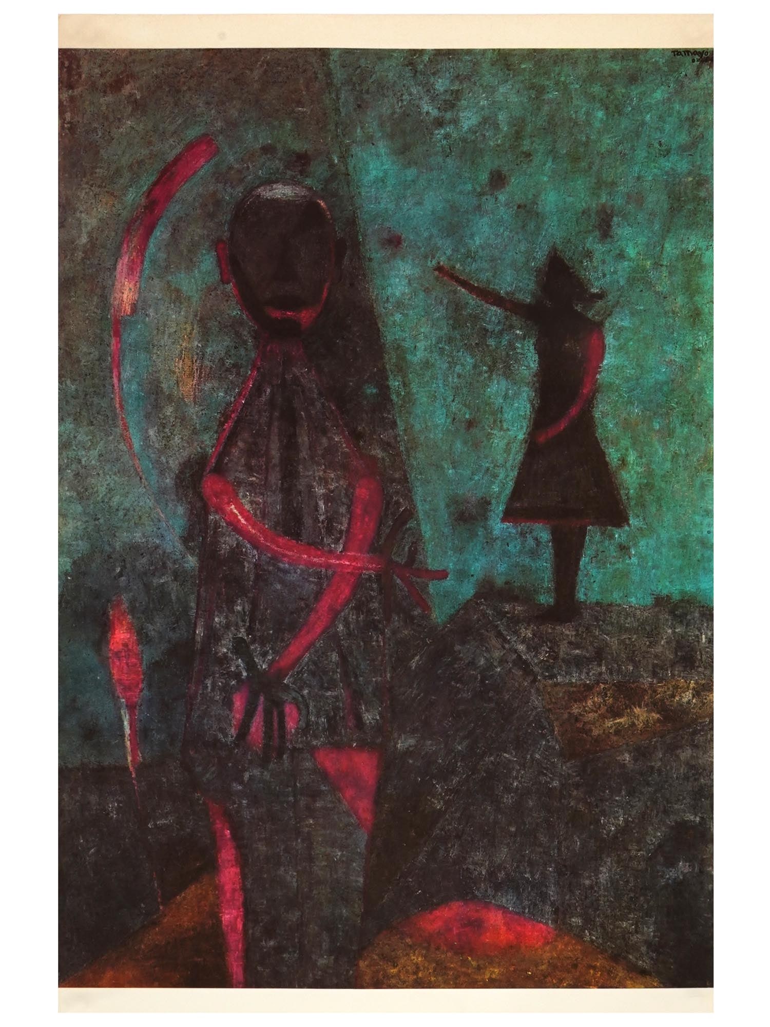 MEXICAN PRINT BY RUFINO TAMAYO W CERTIFICATE (1 of 6)