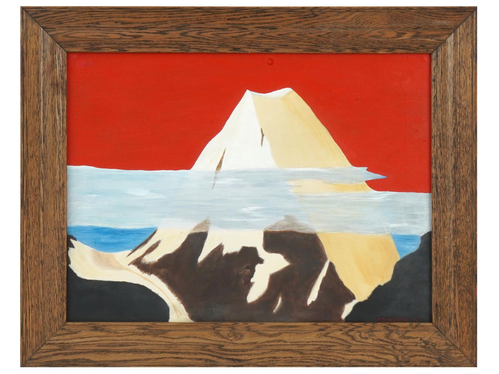 ABSTRACT SOUTH KOREAN OIL PAINTING BY YOUNGKUK YOO (1 of 4)