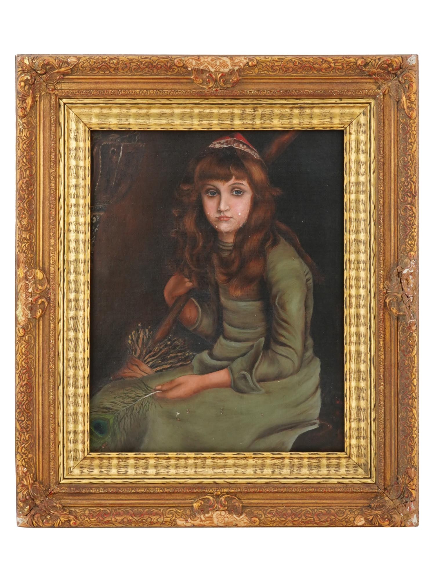 19TH C OIL PAINTING AFTER JOHN EVERETT MILLAIS (1 of 11)