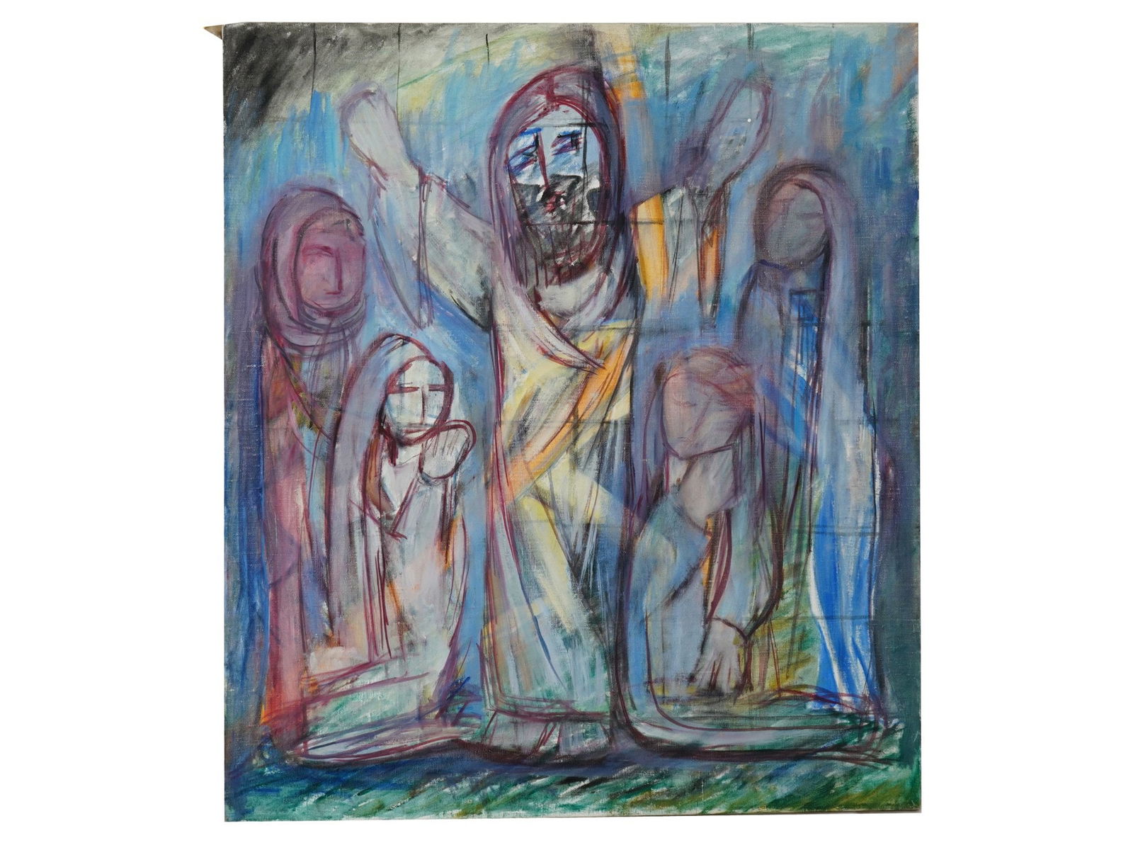 1969 PAINTING COMPOSITION 3 BY SIRARPY TOROSSIAN (1 of 7)