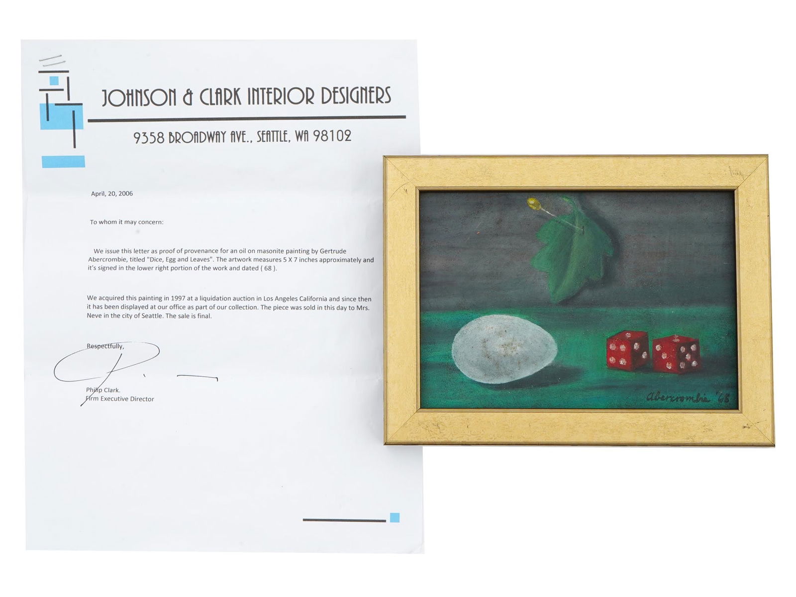 AMERICAN EGG OIL PAINTING BY GERTRUDE ABERCROMBIE (1 of 6)