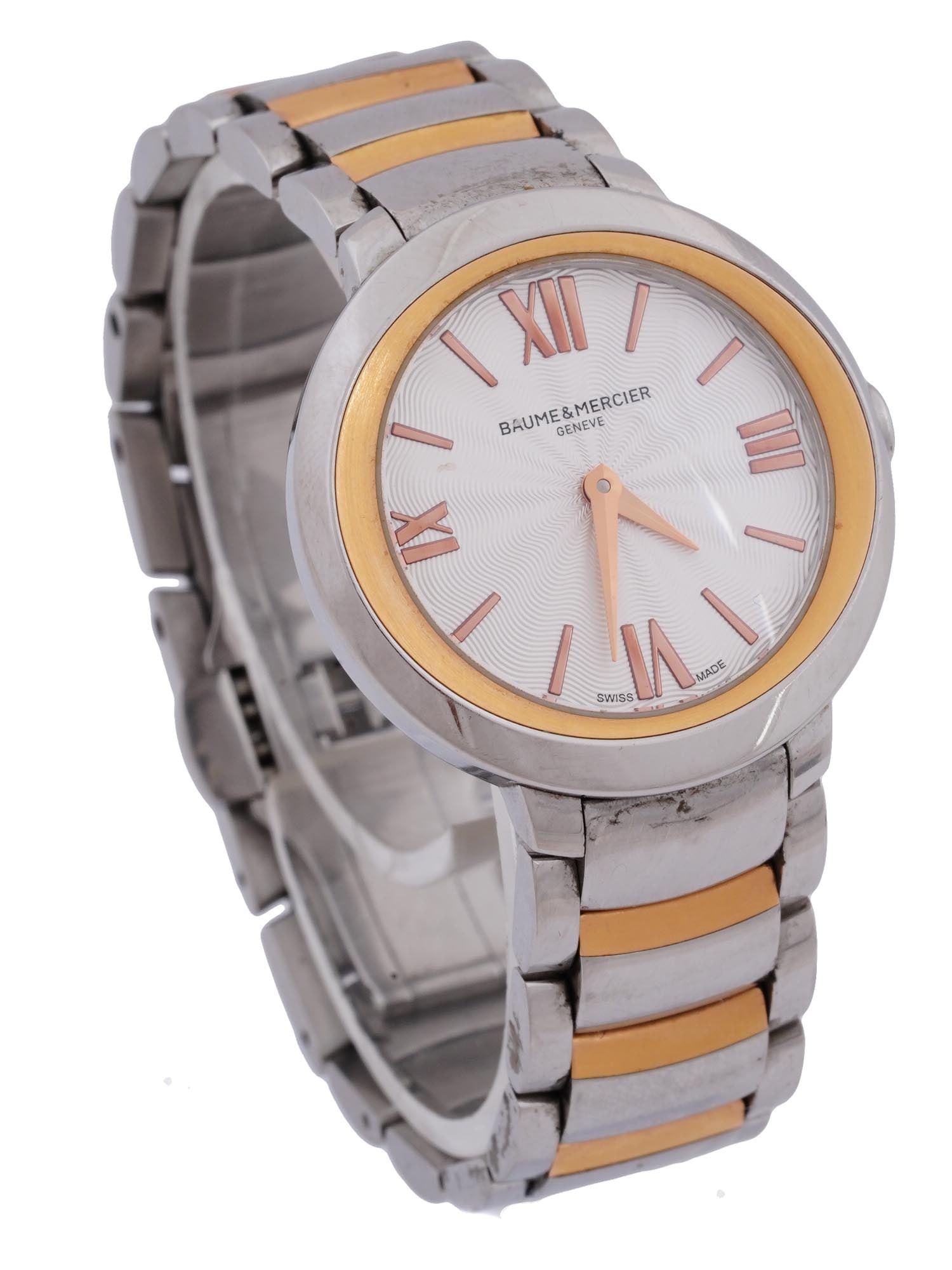 BAUME ET MERCIER PROMESSE 14K GOLD CAP WRISTWATCH (1 of 7)