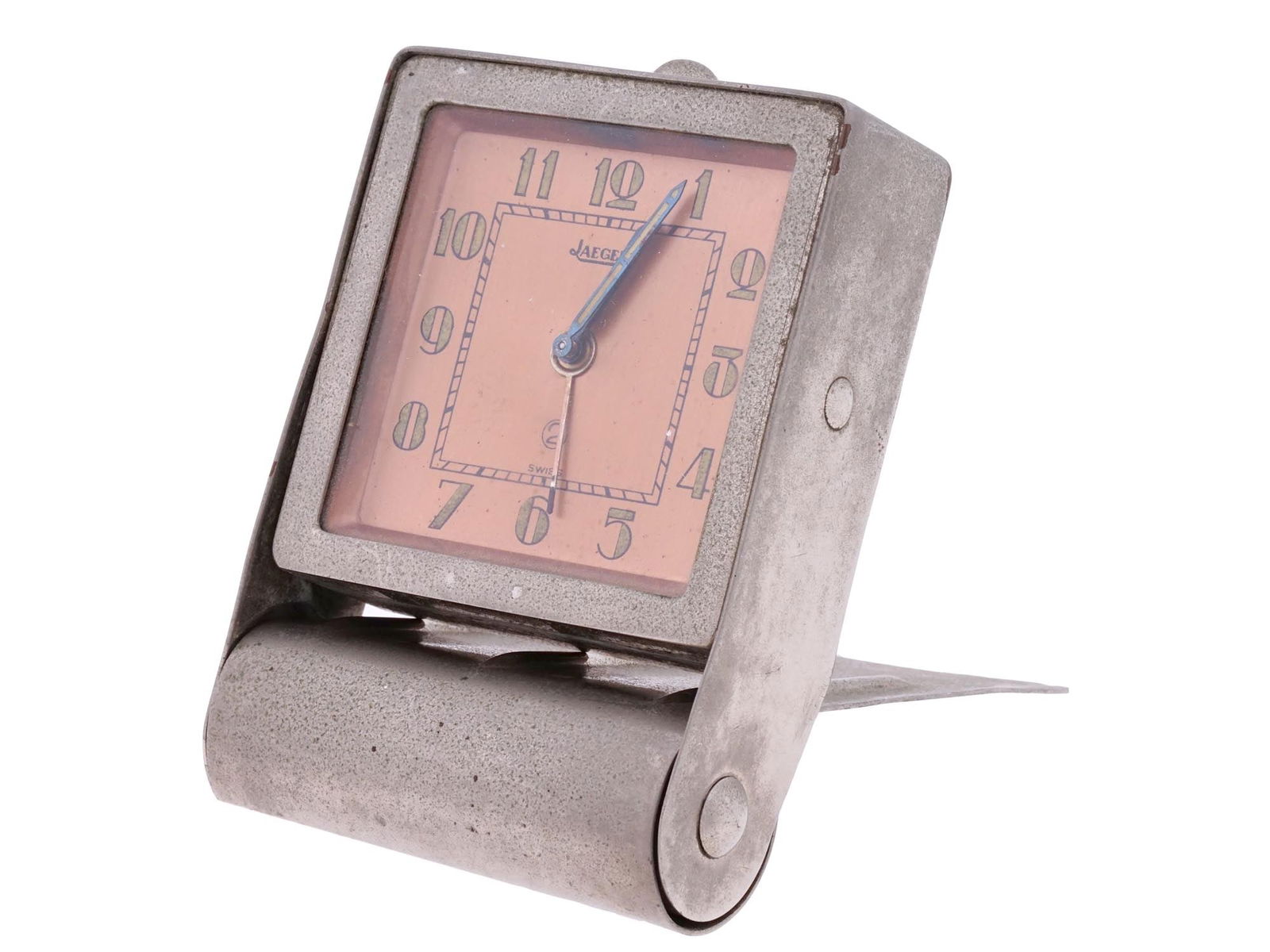 ART DECO JAEGER LE COULTRE TWO DAY TRAVEL CLOCK (1 of 11)