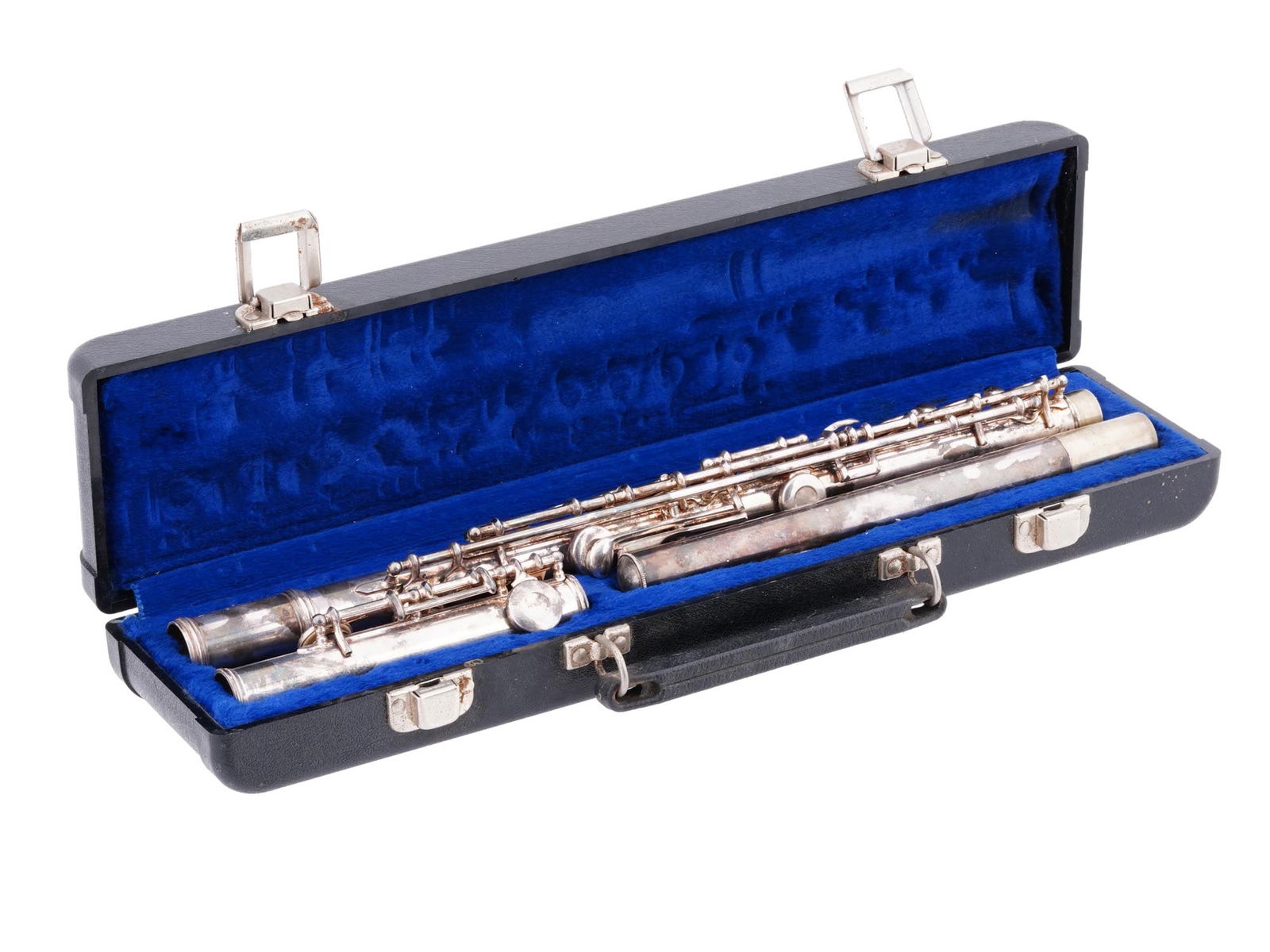 SILVER PLATED GEMEINHARDT FLUTE WITH ORIGINAL CASE (1 of 8)